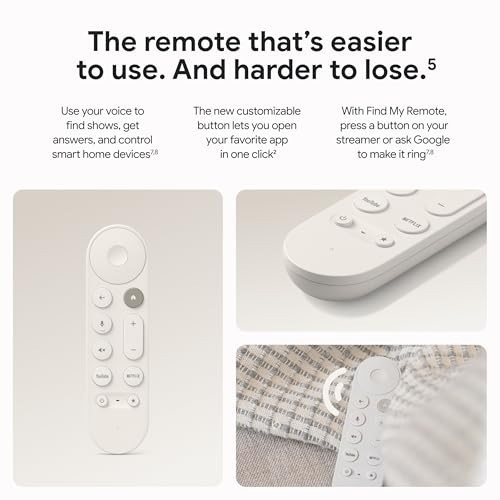 Google TV Streamer 4K with Voice Remote, HDR, Smart Home Control, 32GB, Hazel