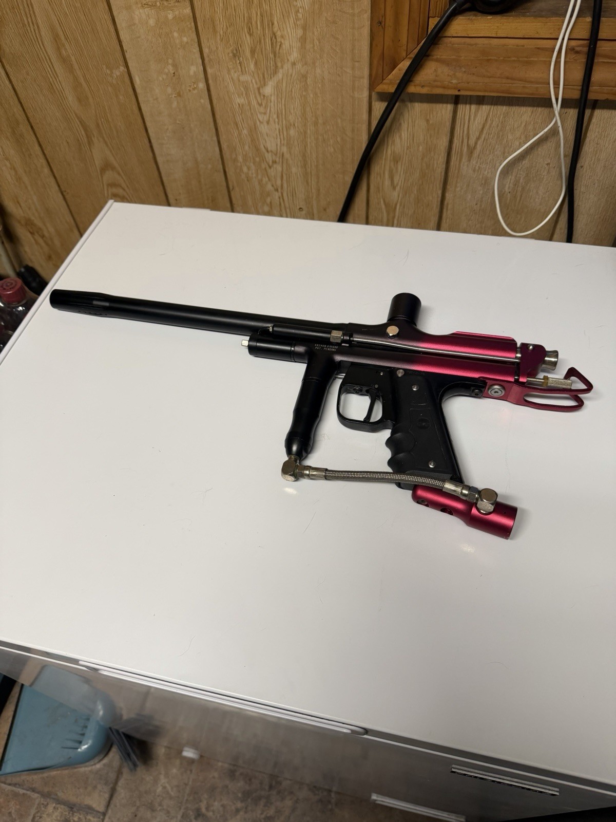 WGP Black & Red Paintball Marker 482408 015590 Pat Pending MPN Paintball Gun