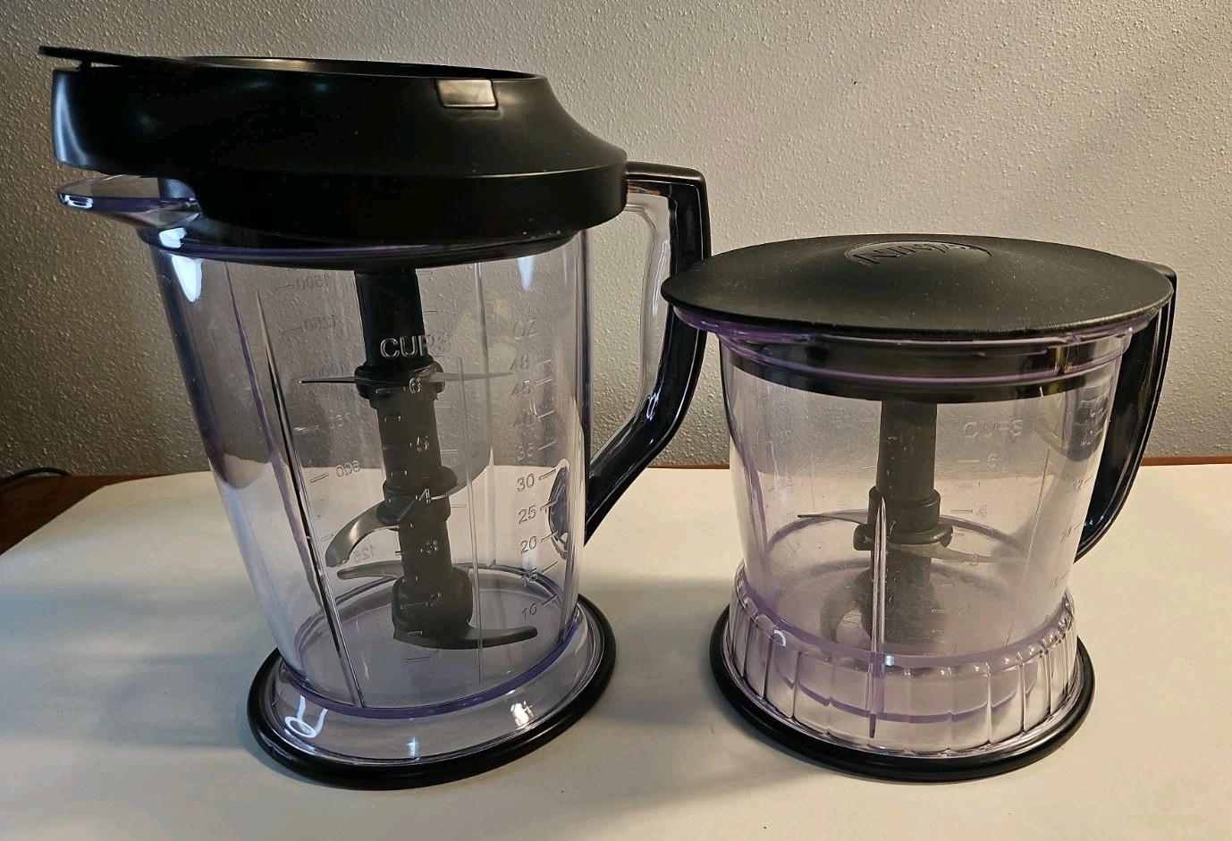 Ninja Master Prep QB1004 Replacement Pitcher 48 Oz Splash Guard &5 Cup