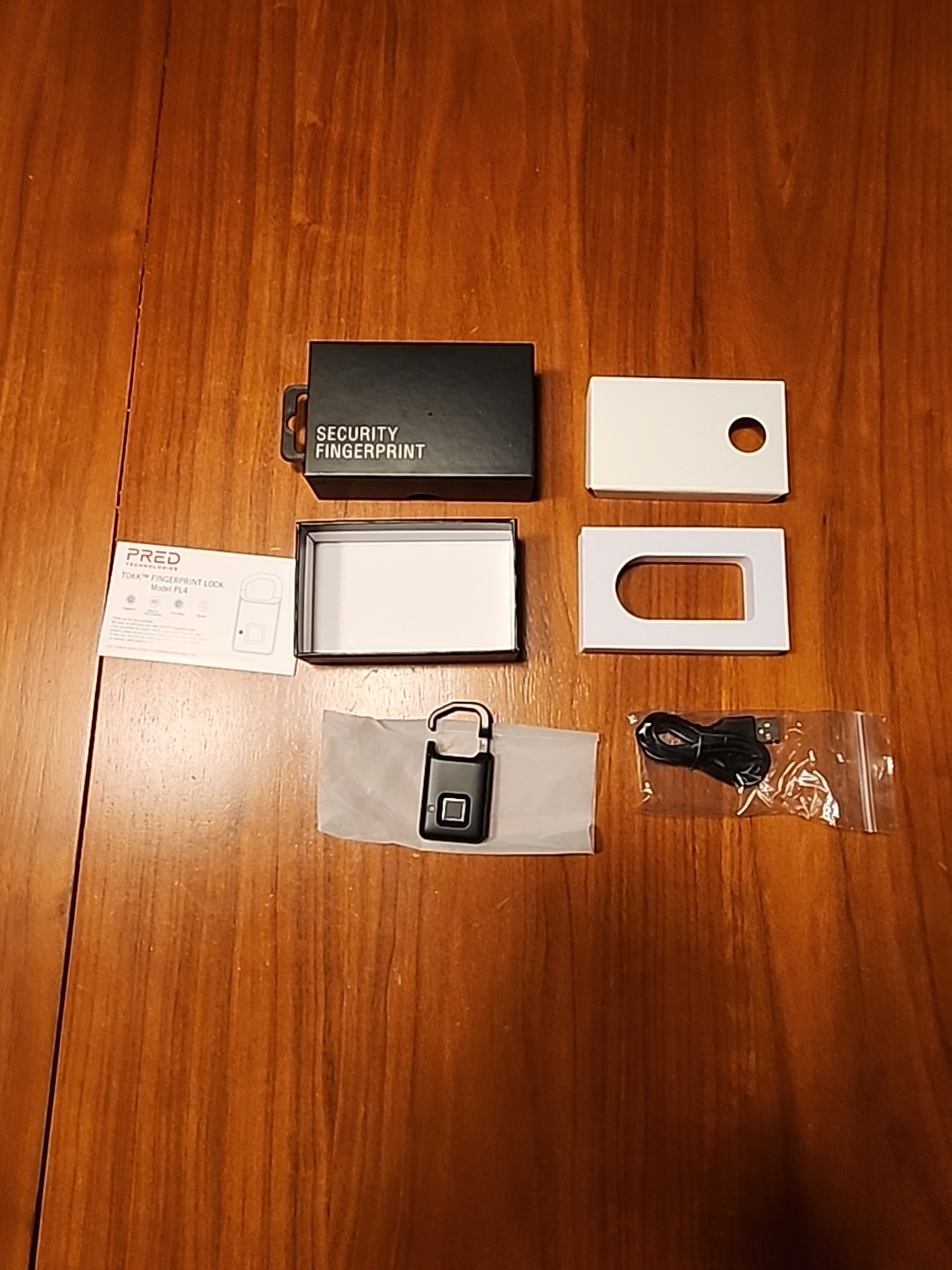 TOKK Fingerprint Lock Model PL4. Black. Open Box