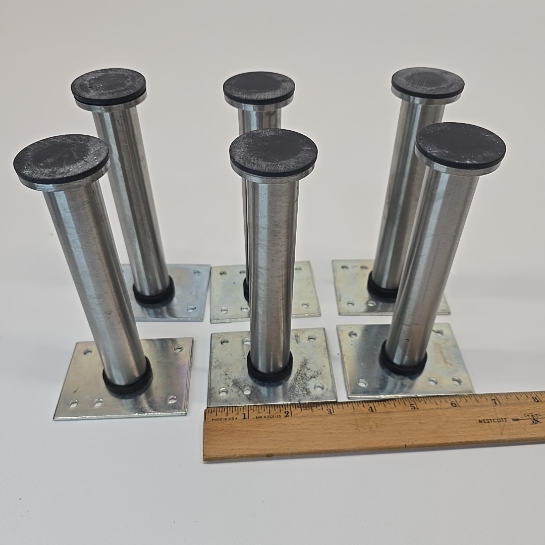 IKEA CAPITA 18612 Stainless Steel Legs Set 6-1/4" Warnhammar Lot Of 6 Risers