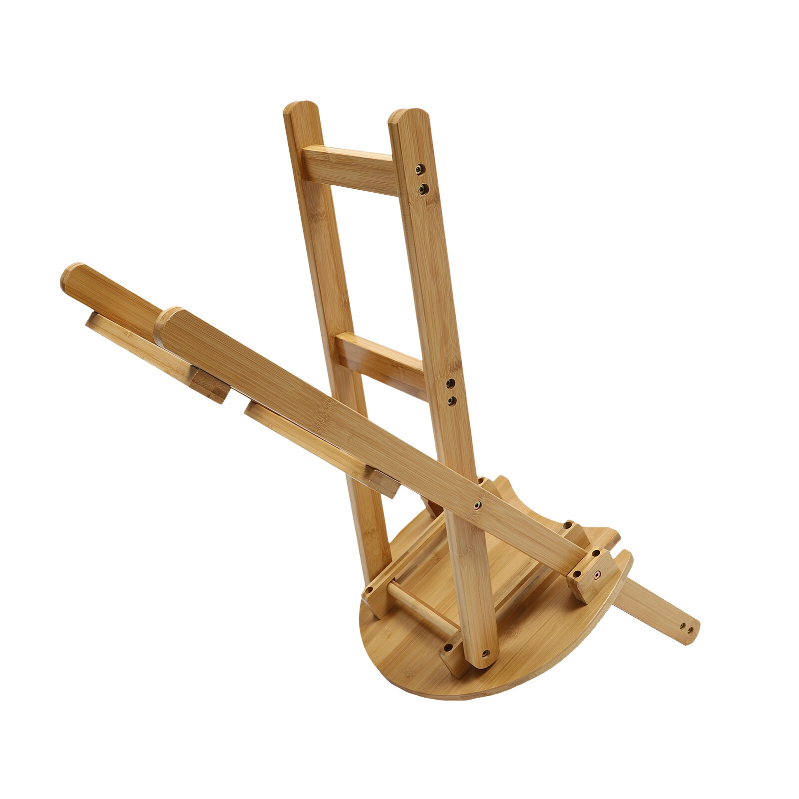 Portable Folding Bamboo Stool Tall Chair Foldable Bar Stool Porch Kitchen Chair