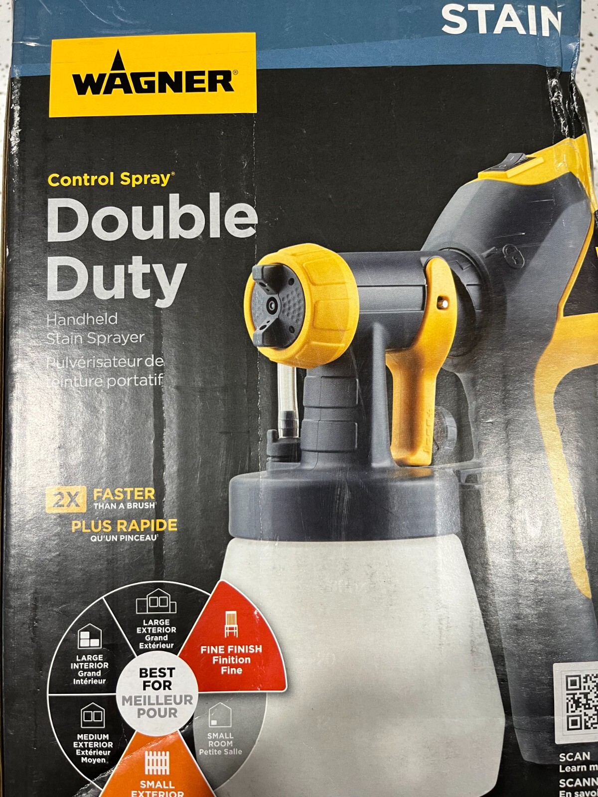 Wagner Control Spray Double Duty Paint & Stain Sprayer