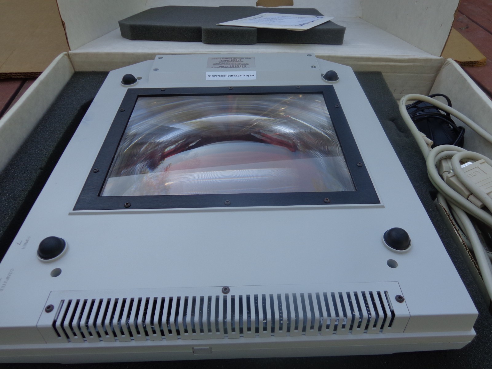 Infocus Systems 1600LC PC Viewer LCD Projection Panel 1600 LC ORIGINAL BOX