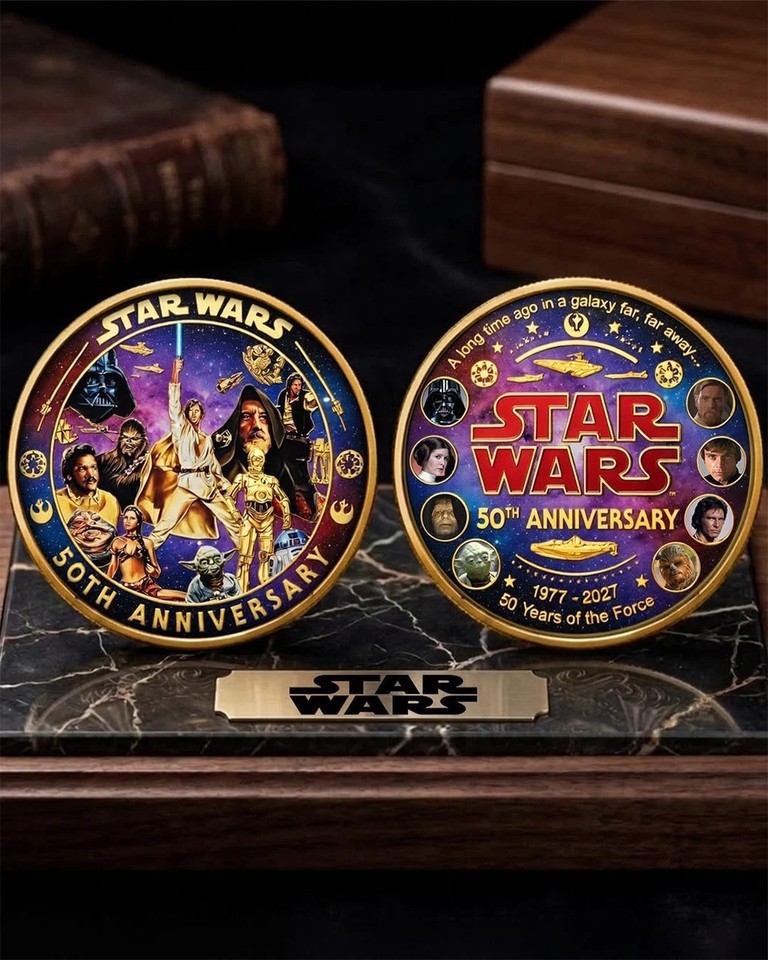 New Star Wars 50th Anniversary Collection Coin CC445