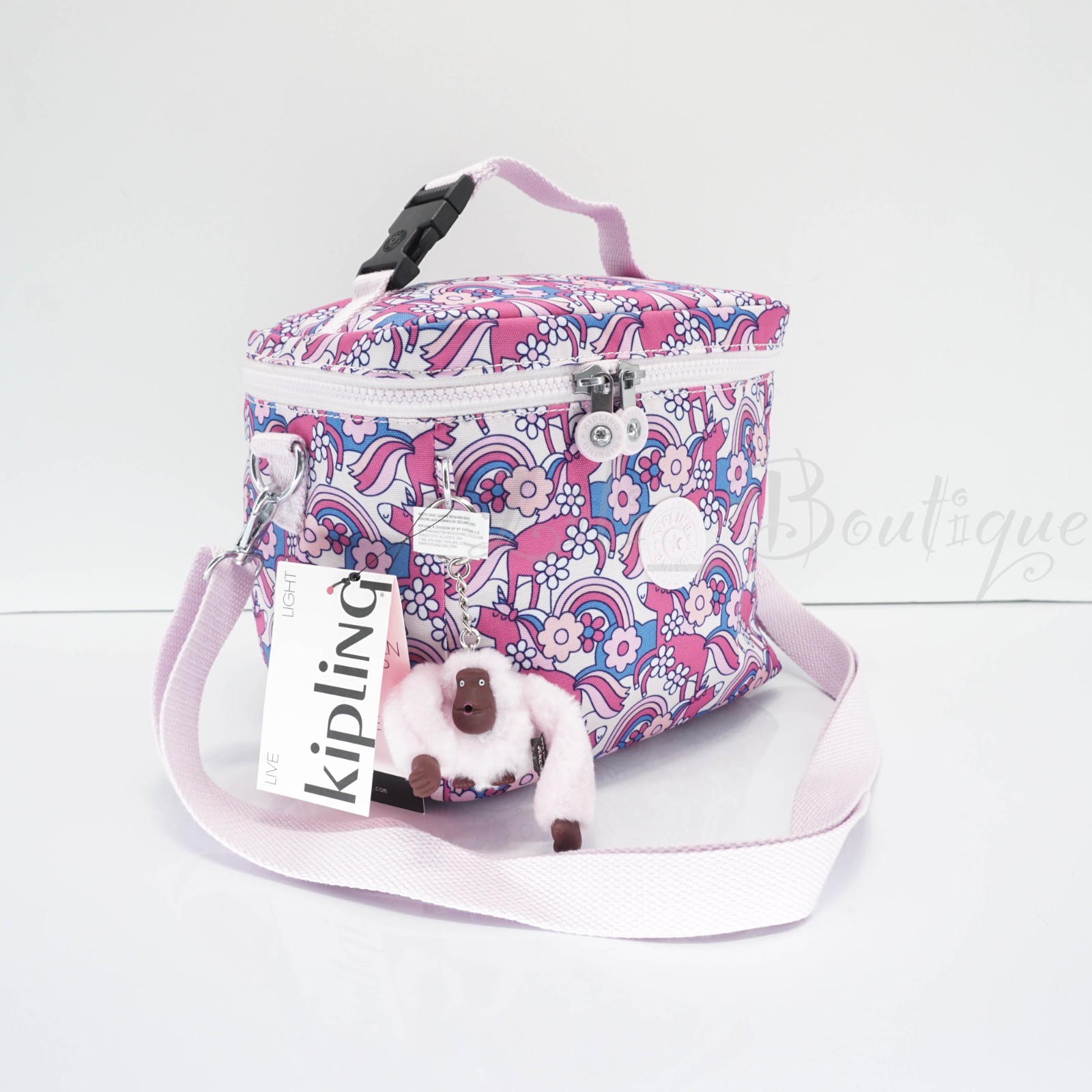 Kipling Graham Insulated Lunch Box Bag Polyester AC8234 Mystical Mane Multi $64