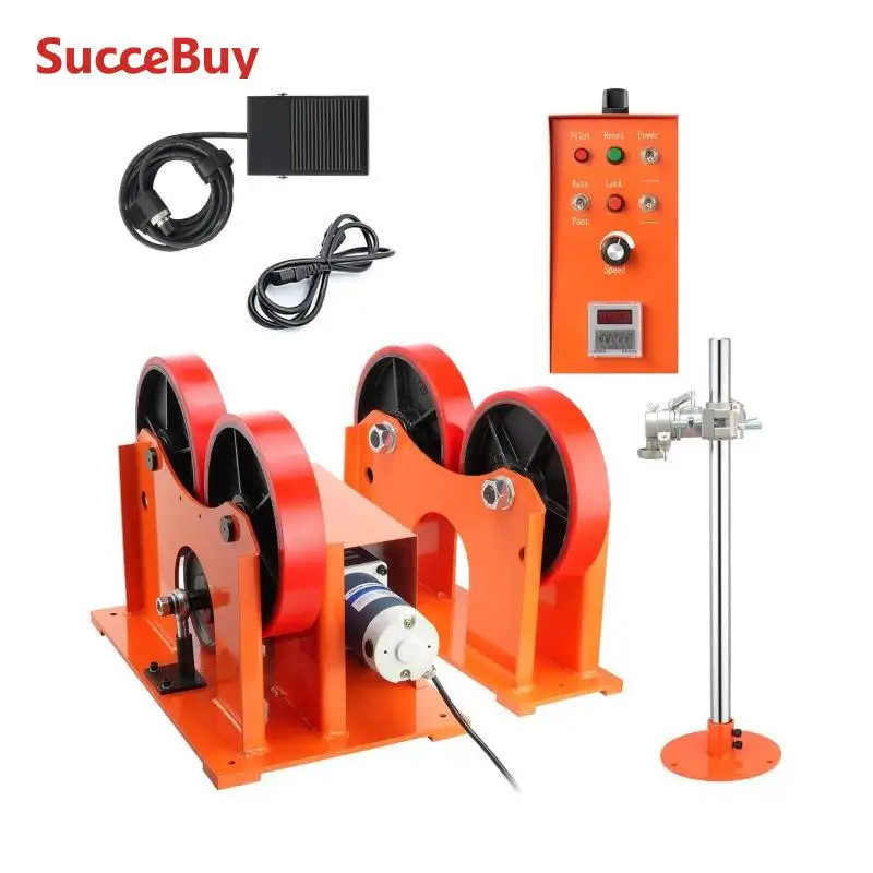 Welding Positioner Turning Rolls Linkage Roller 1000KG Loading Welding Turning