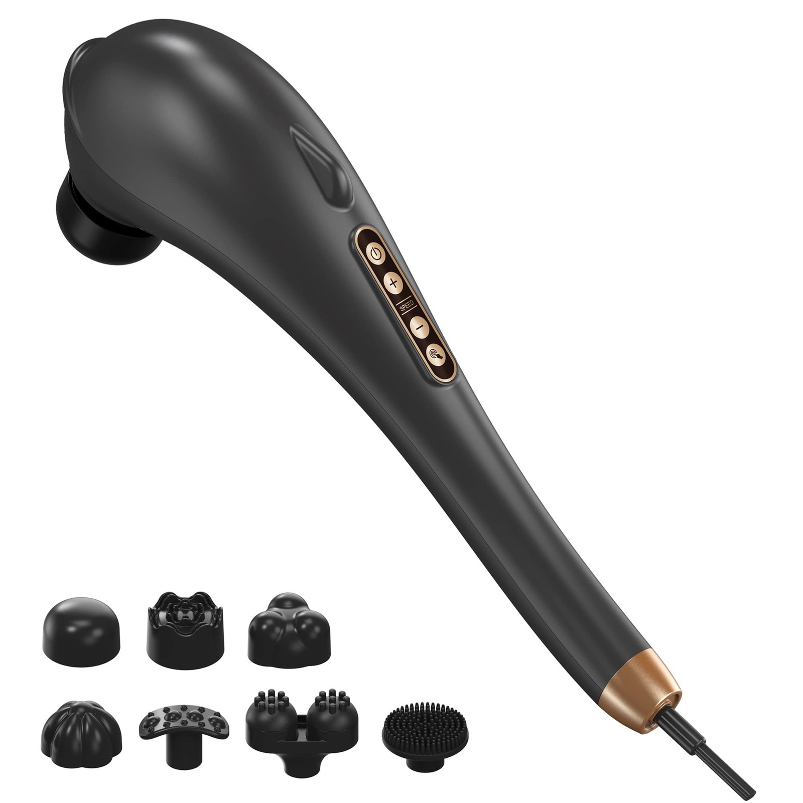 Asopal Back Massager, Deep Tissue Massage Machine for Pain 1, Grey