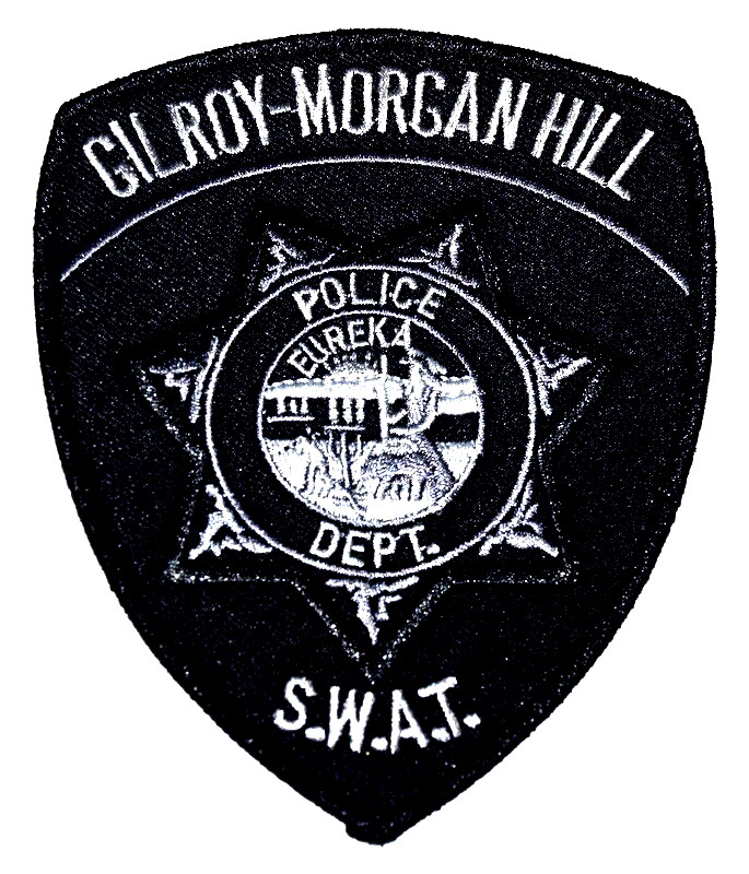 GILROY-MORGAN HILL – SWAT POLICE DEPT – CALIFORNIA Sheriff Police Patch SUBDUED