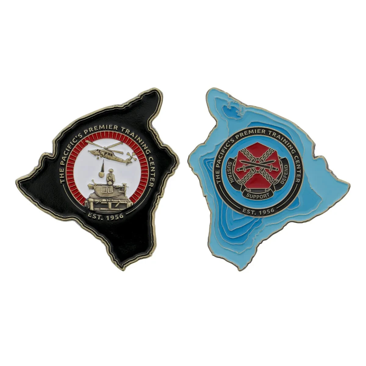 POHAKULOA TRAINING AREA HILO HAWAII  2.5"  CHALLENGE COIN