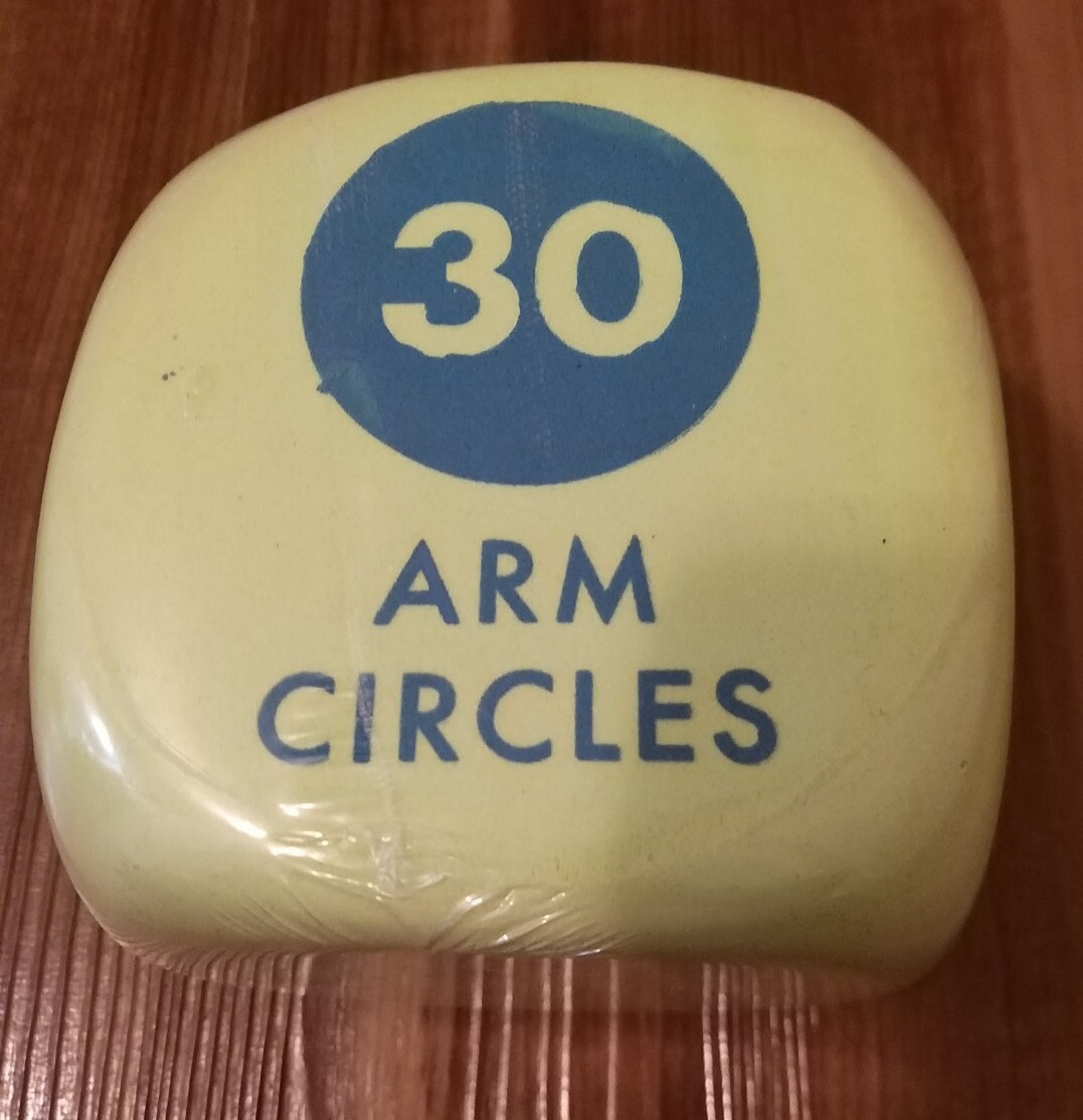 Exercise Dice (6-Sided) - Game for Group Fitness & Exercise Classes 1 Pc