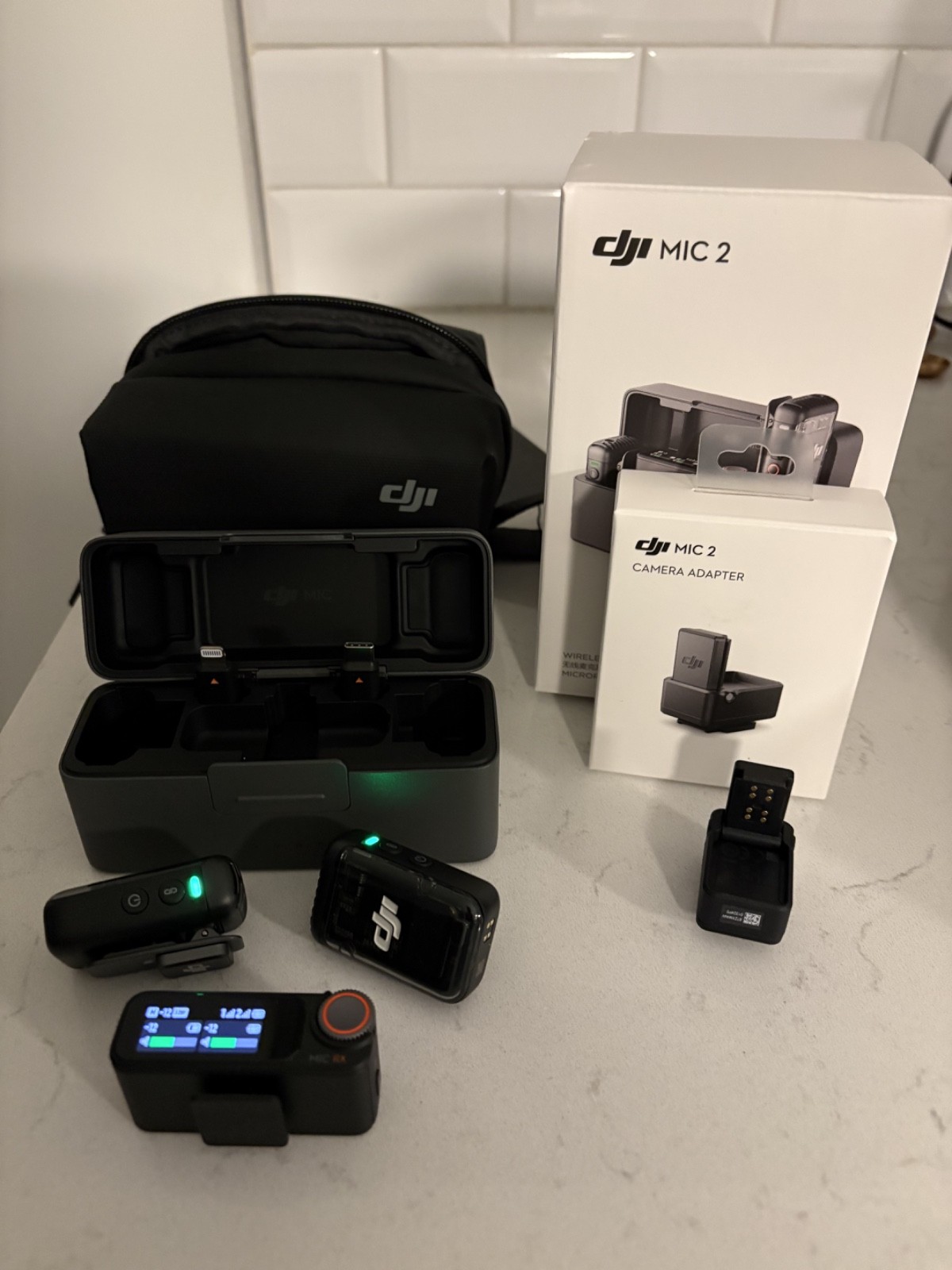 BUNDLE: DJI Mic 2 All-in-one Wireless + DJI Mic 2 Camera Adapter (Sony)