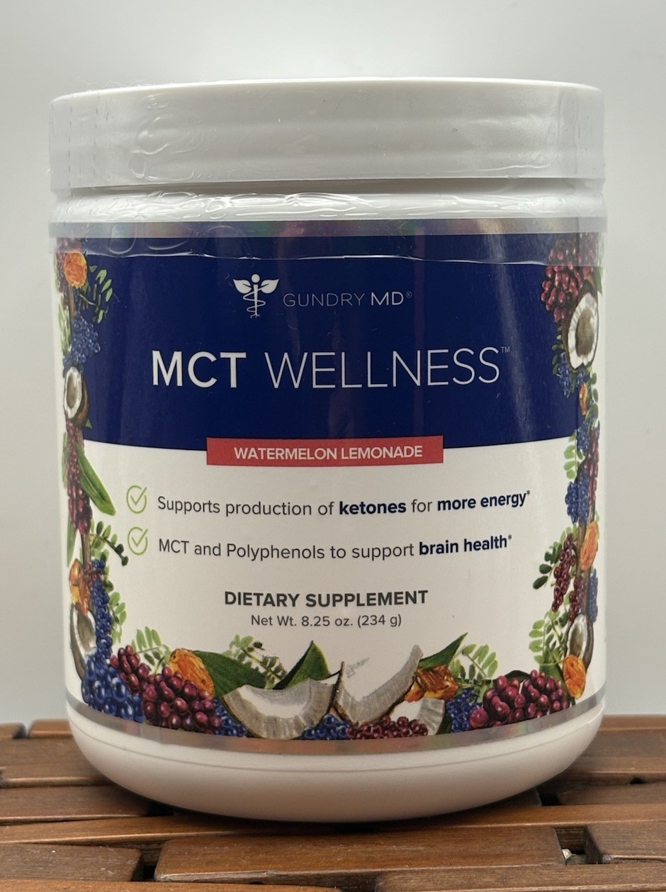 GUNDRY MD MCT Wellness (Watermelon Lemonade) 8.25 oz Dietary Supplement Exp 2027