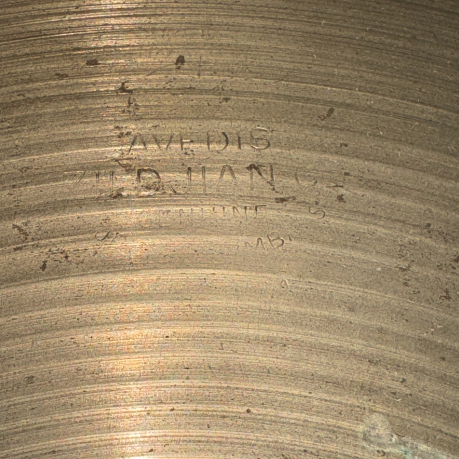 Avedis Zildjian, 12" Cymbal, Vintage Used