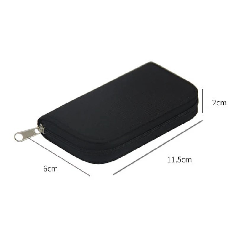 Memory Card Holder Bag 22 Slot SD CF Micro SD SDHC MS Camera Game Case