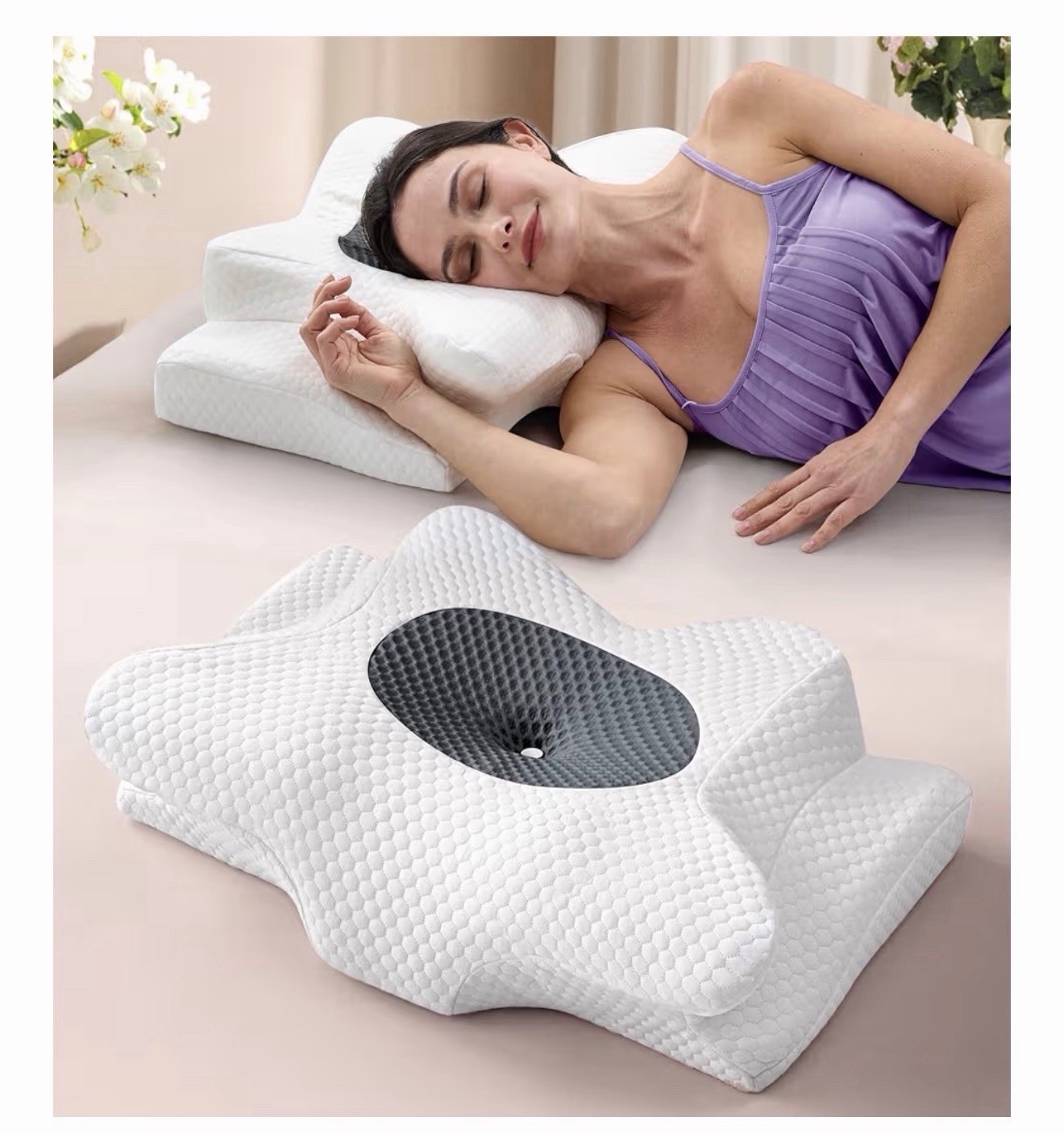 Emircey Dream Without Pain Cervical Neck Pillow For Sleeping, Orthopedic Pillow