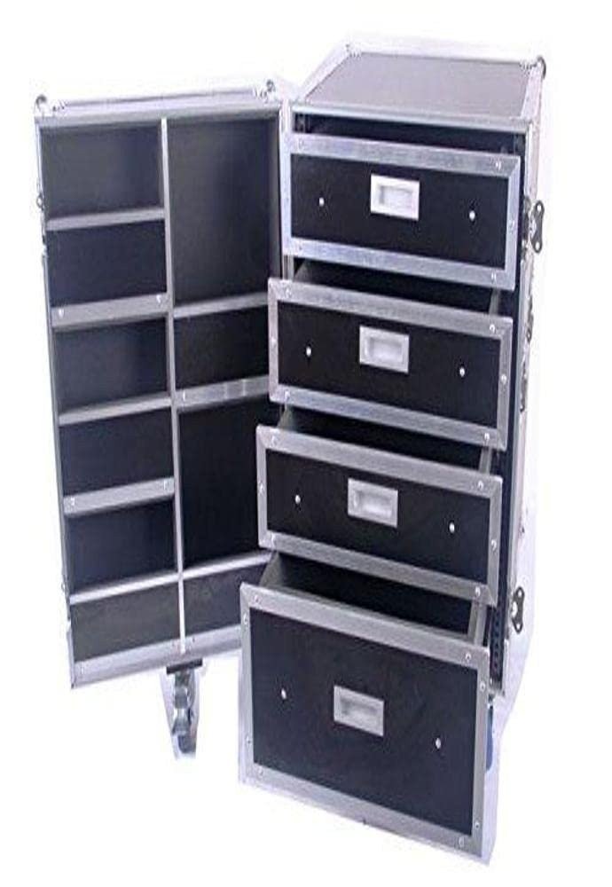 Deejay LED DEEJAYLED Super CASE with Drawers & WH (TBHWORKBOX555) , Black