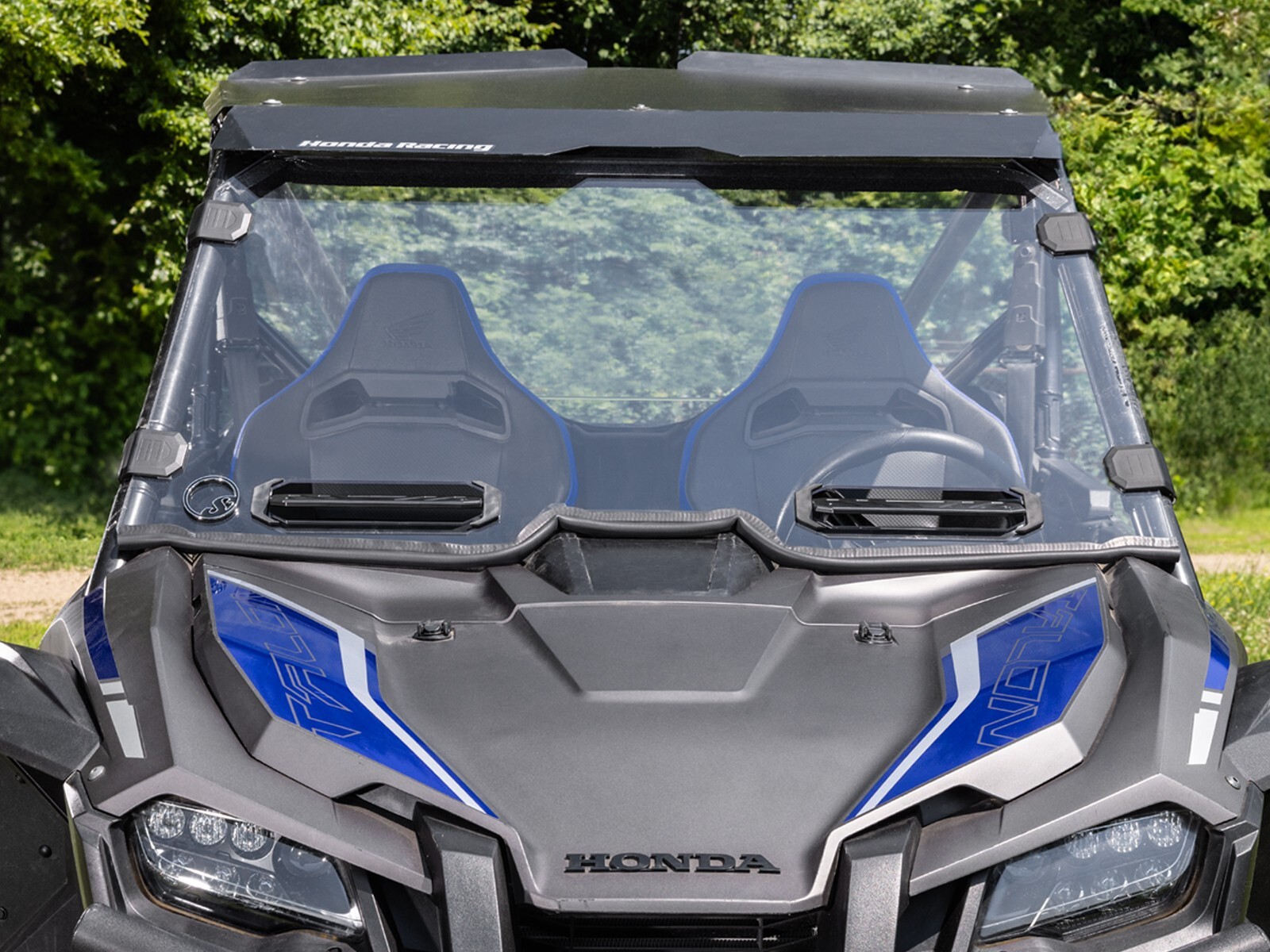 SuperATV Scratch Resistant Vented Full Windshield for Honda Talon 1000