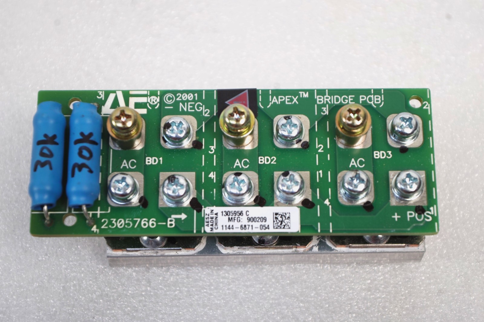 AE APEX BRIDGE PCB BOARD 1305956 C, 2305766-B, STTH9012TV2, 2155267-00A WORKING