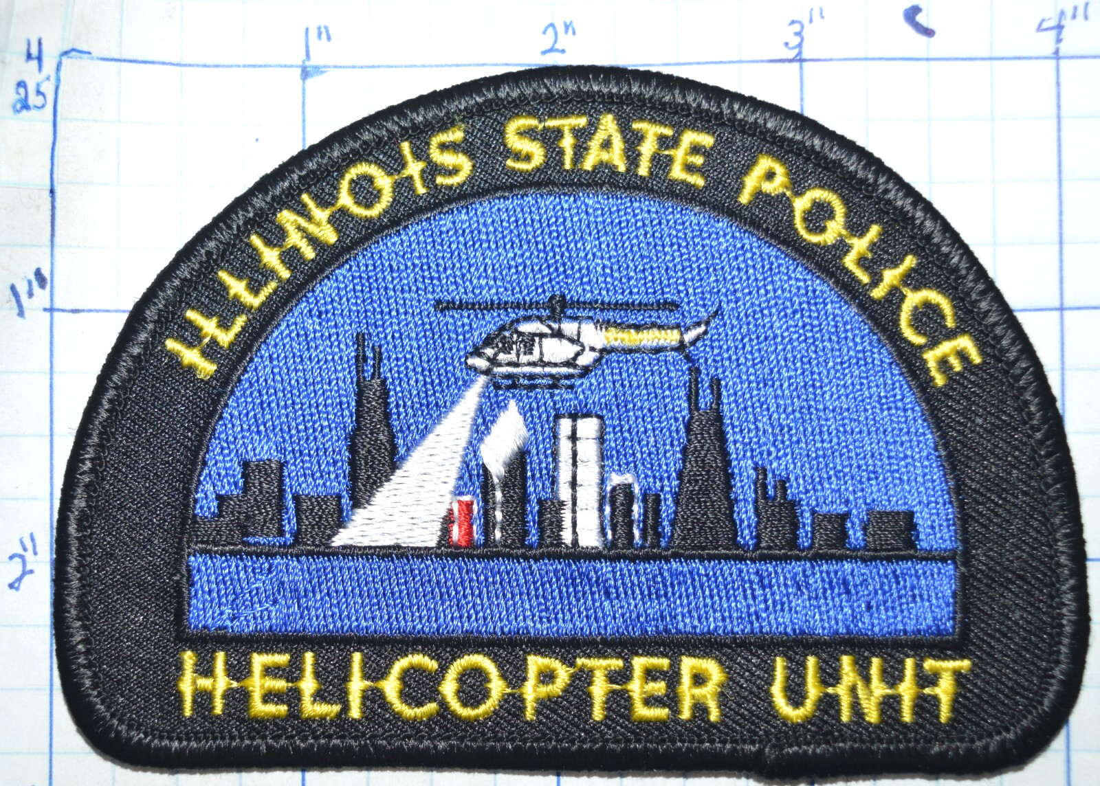 ILLINOIS STATE POLICE HELICOPTER UNIT PATCH