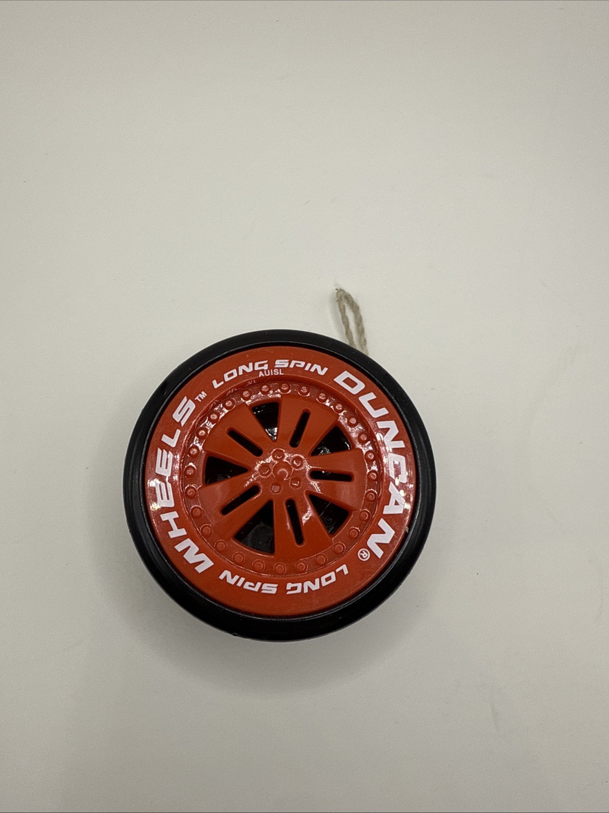 Vintage 2017 Duncan Wheels Long Spin Yo-Yo Red -RARE -