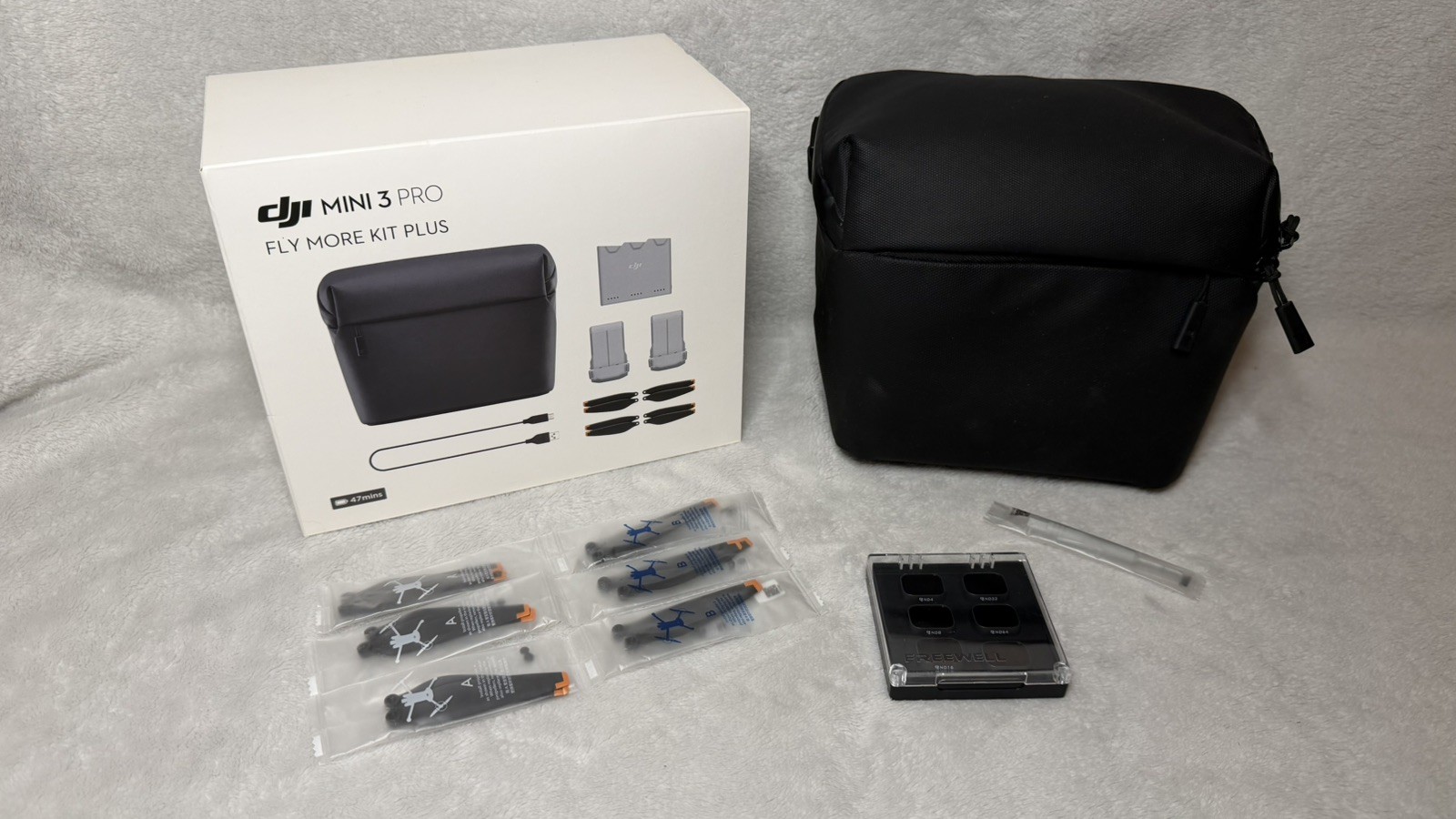 DJI Mini 3 Pro Accessories Bundle – ND Filters, Propellers, Carrying Bag, Box