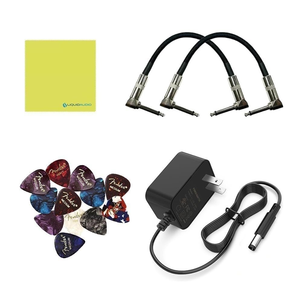 Tech 21 SansAmp XB Driver Bass Preamp Bundle with 2 Right Angle Patch..-OPEN BOX