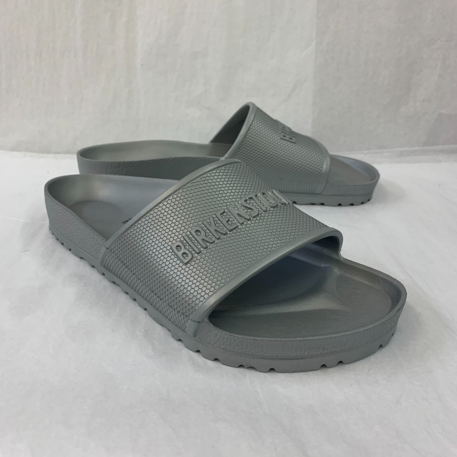 Birkenstock New with Box Barbados Silver EVA Regular Width - Select Size