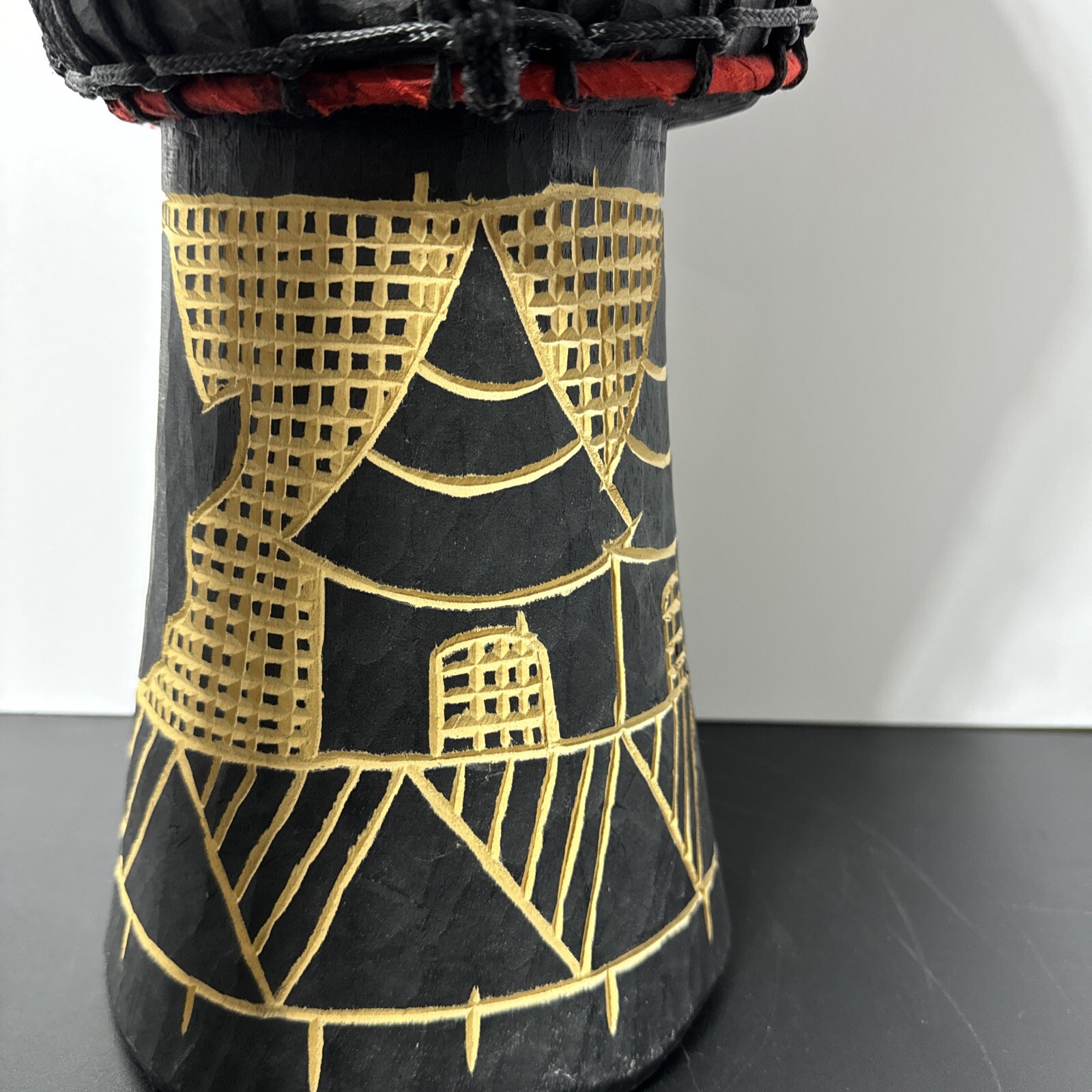 Tall Djembe 18” Height , 10'' Head Africa