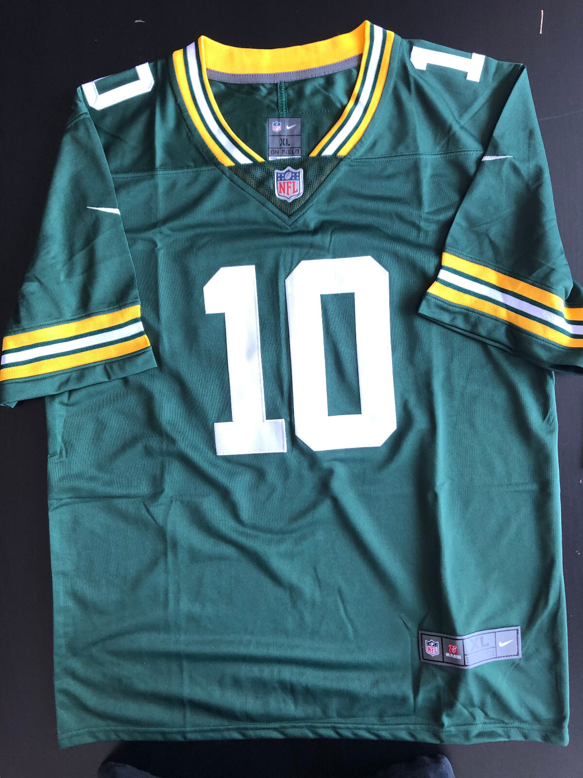 Nike Men's On Field Jordan Love #10 Green Bay Packers Green Jersey Size XL