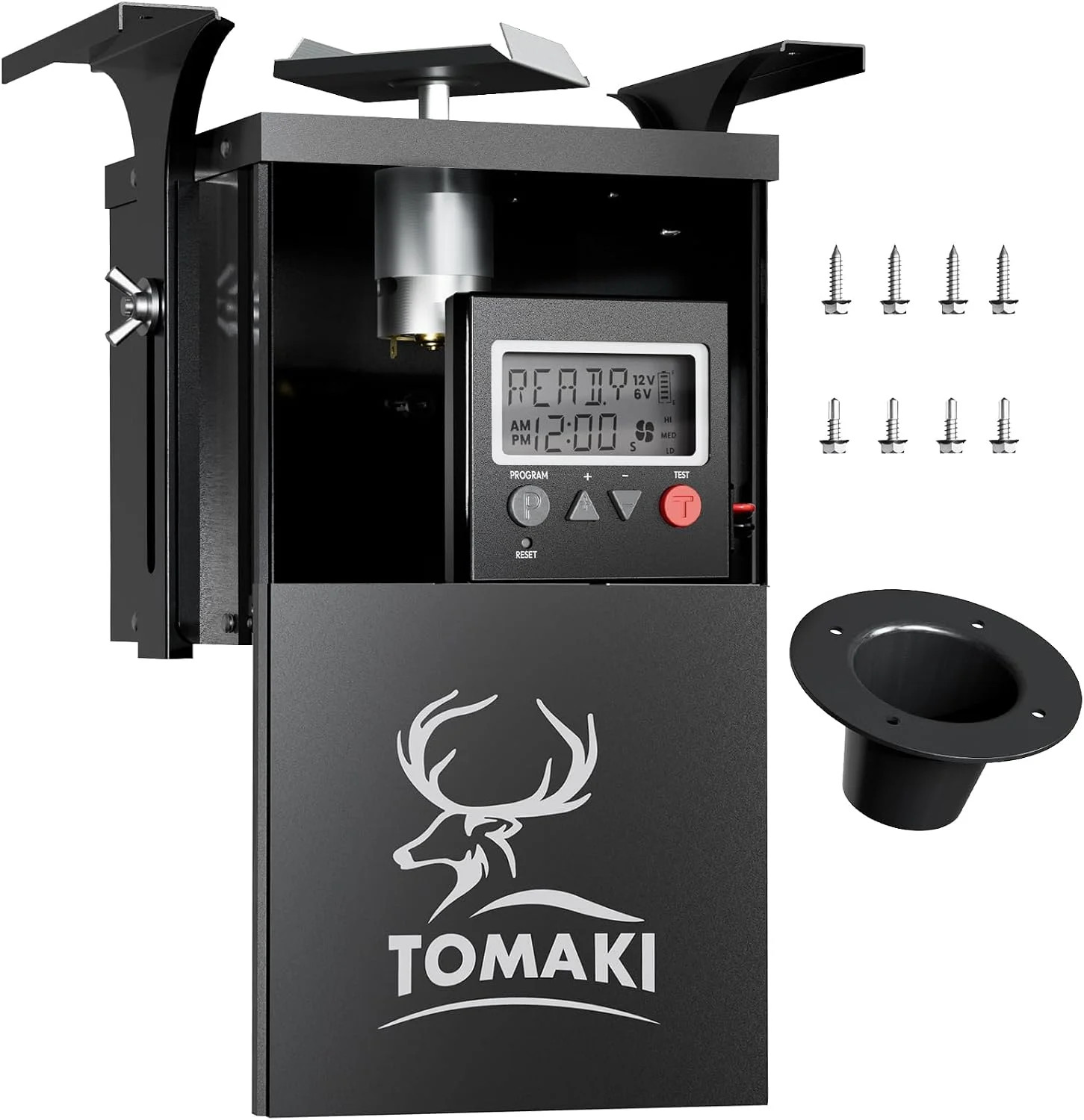 6V Deer Feeder Kit, Motor and Timer Metal Kit, Digital Game FeederTimer, Mountin