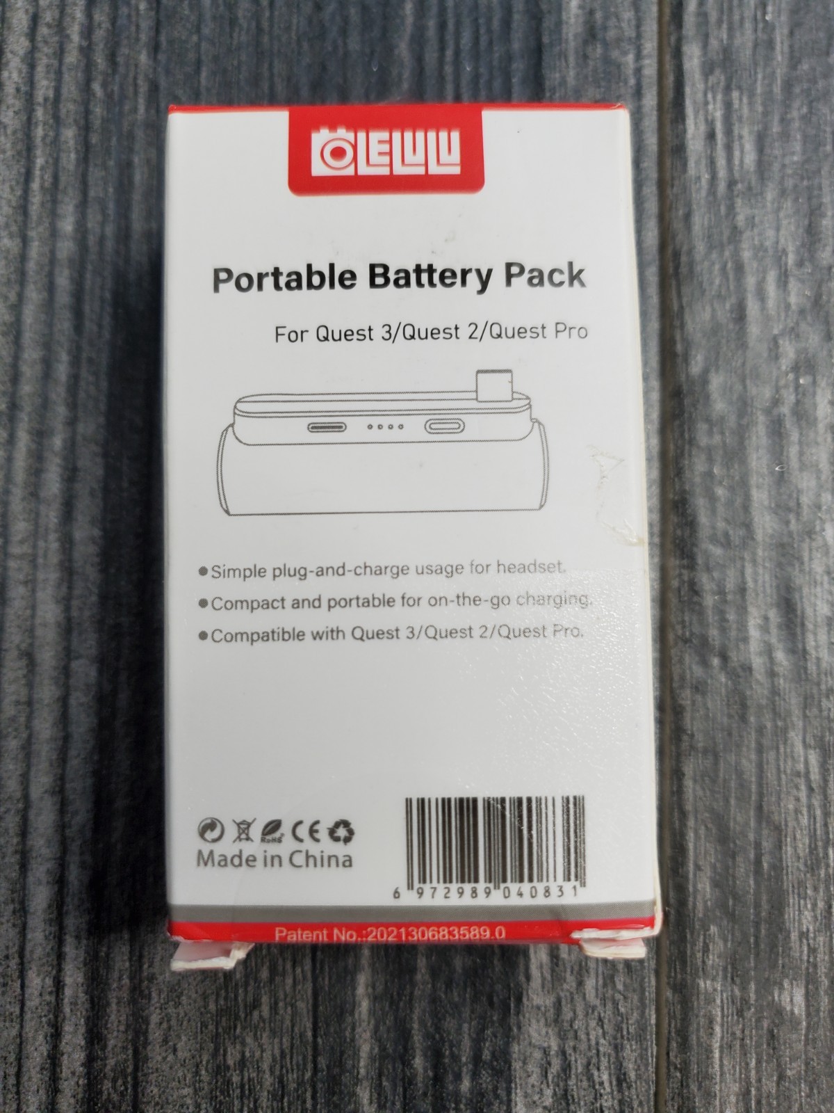 Battery Pack for Meta Quest 3/Quest 2/quest Pro