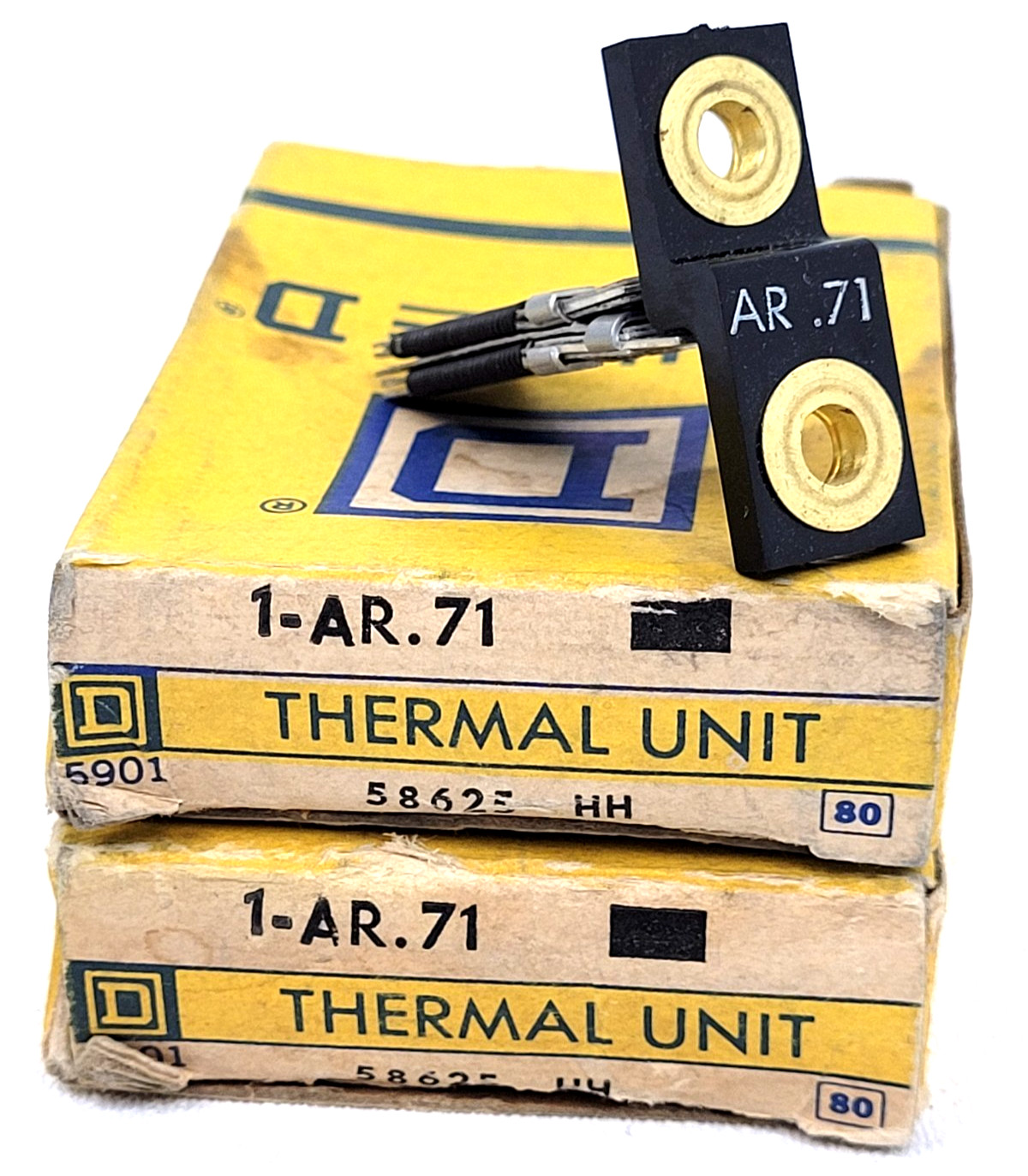 Lot of 2 - 1-AR.71 SQUARE D AR.71 Overload Relay Thermal Unit - Next Day Option