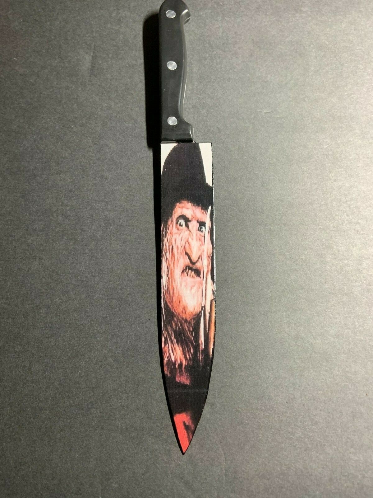 Freddy Krueger Kitchen Knife With Sublimated Stand