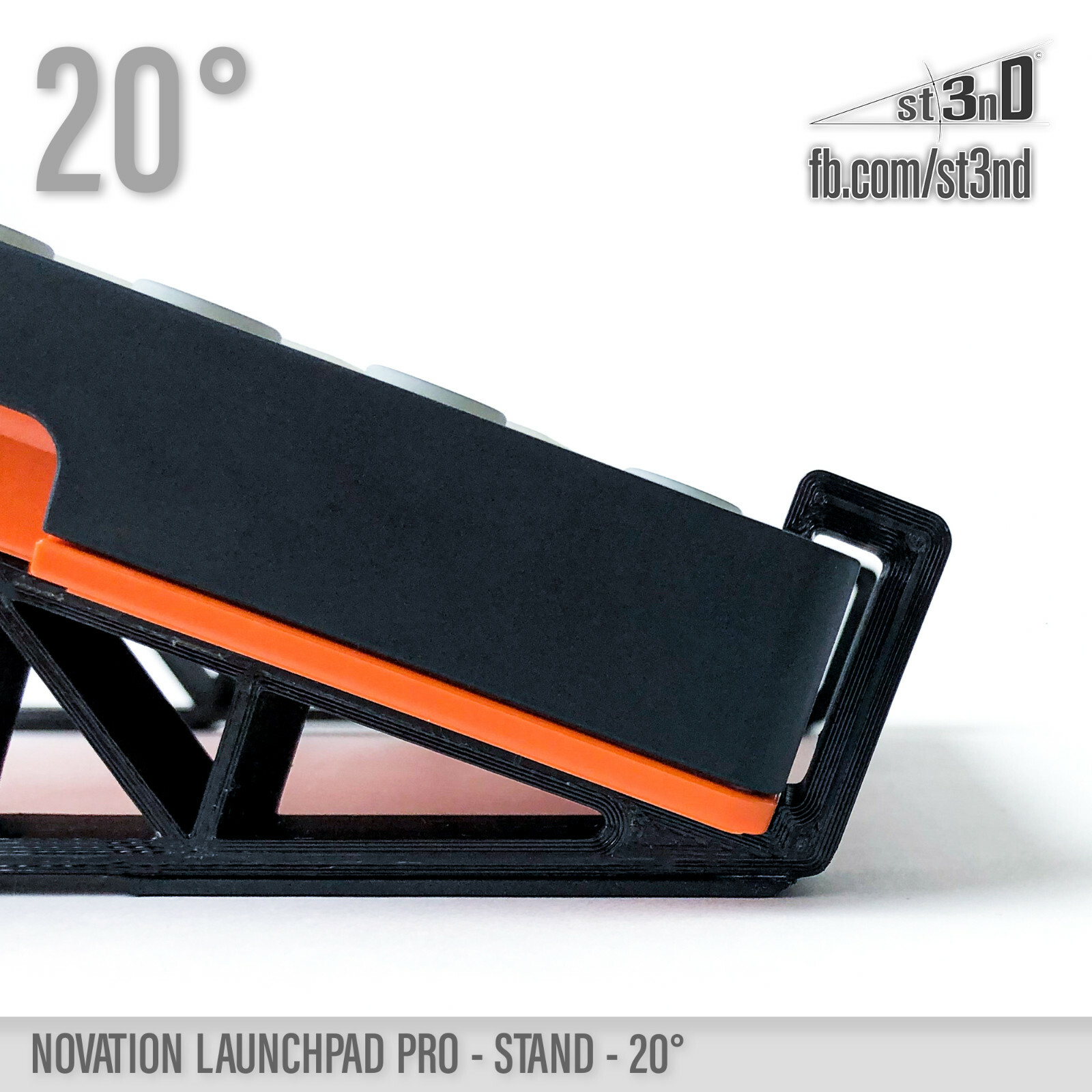 NOVATION LAUNCHPAD PRO STAND - 20 degrees - 3D printed - 100% Buyer satisfaction