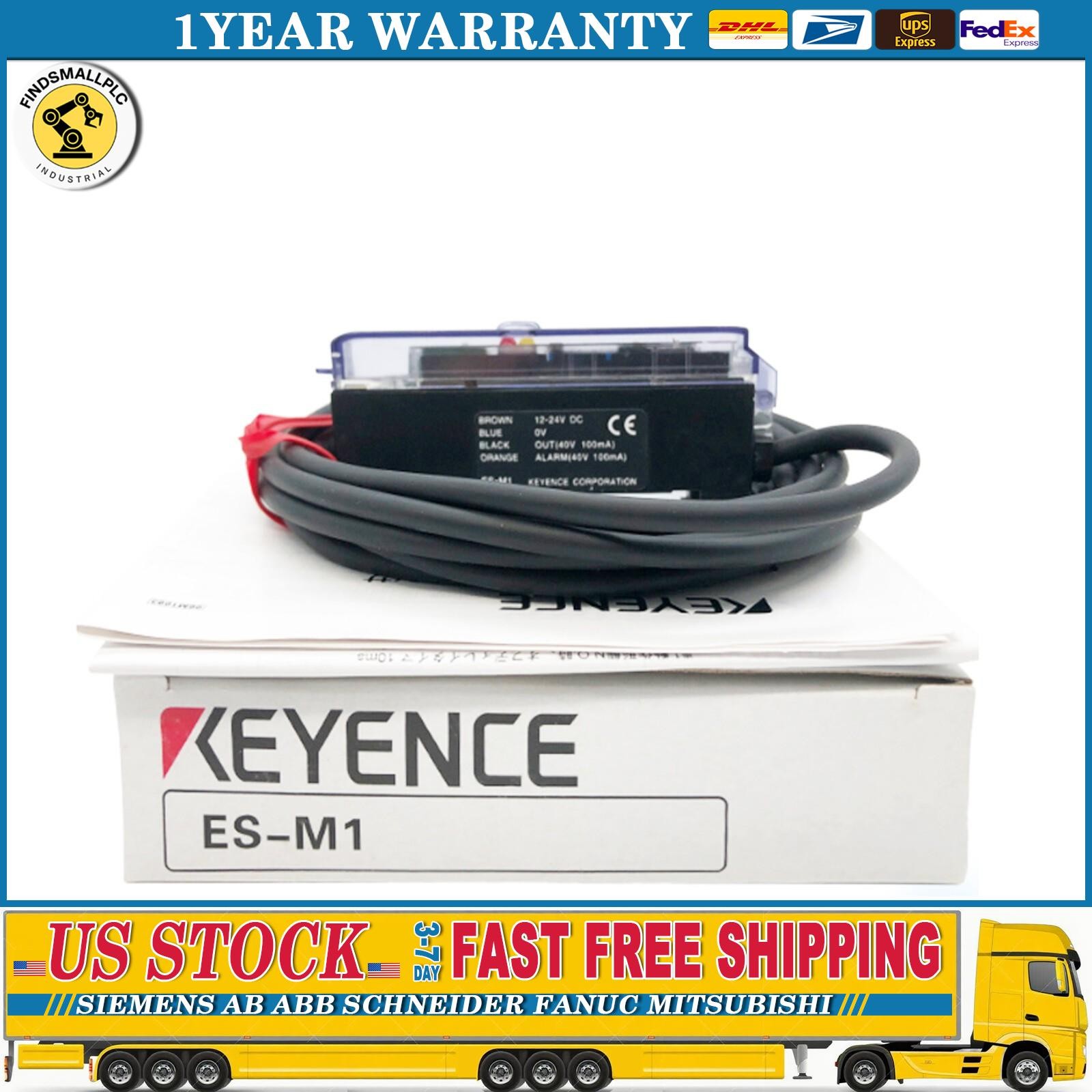 KEYENCE ES-M1 Proximity Sensor Switch ESM1 New In Box