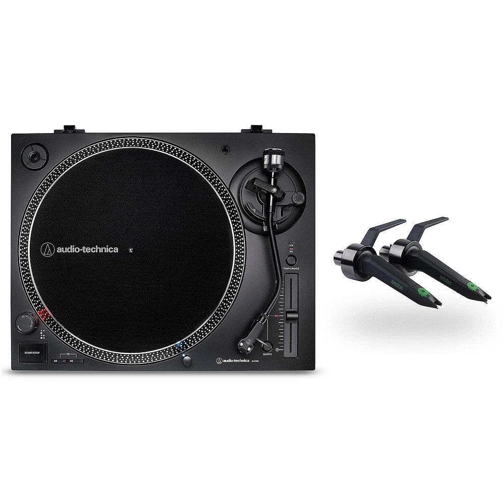 AudioTechnica ATLP120XUSB DirectDrive Stereo Turntable Pair wOC Mix Cartr