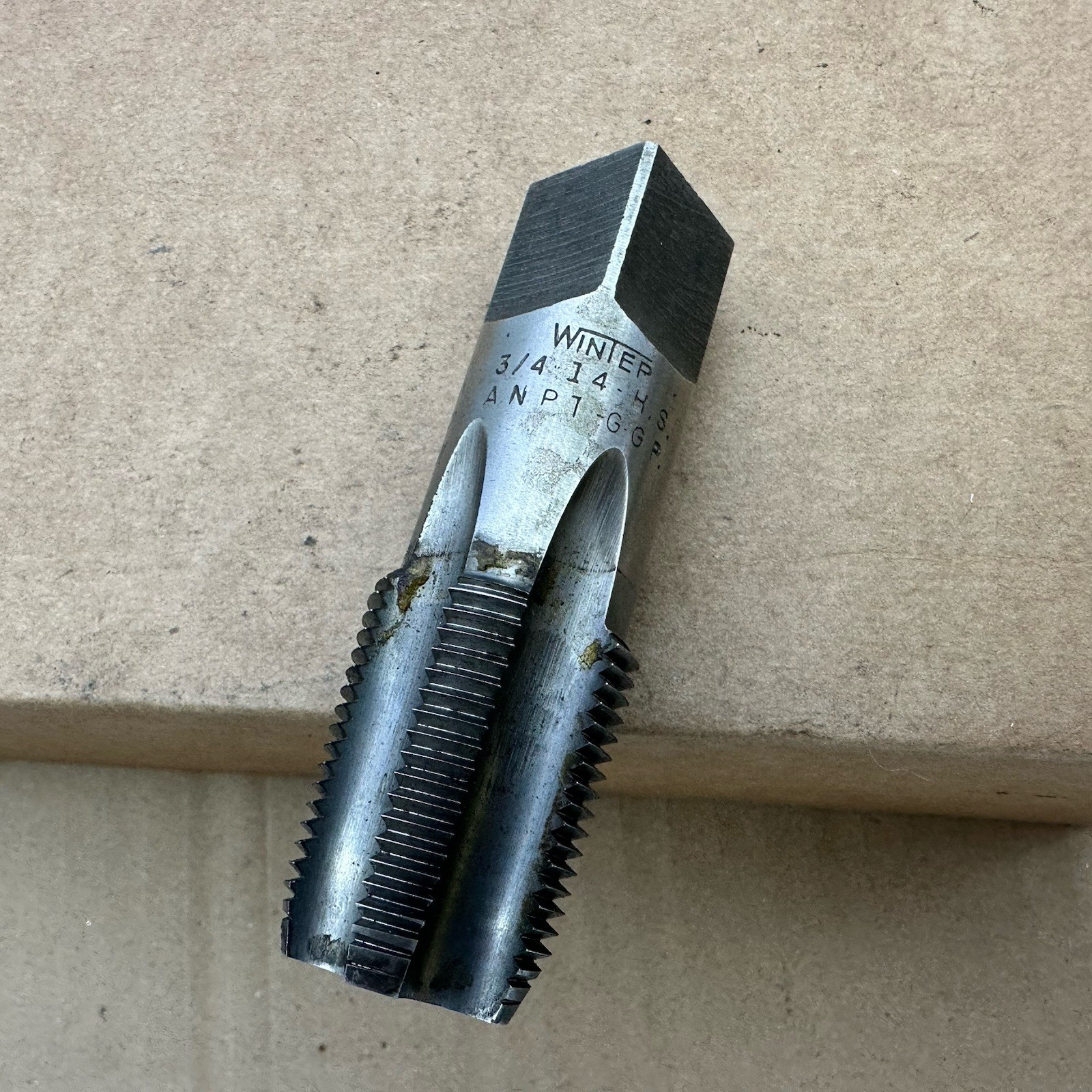 Vintage Winter Bros 3/4"-14 A NPT HS GGP Pipe Tap Thread Threading Good Shape