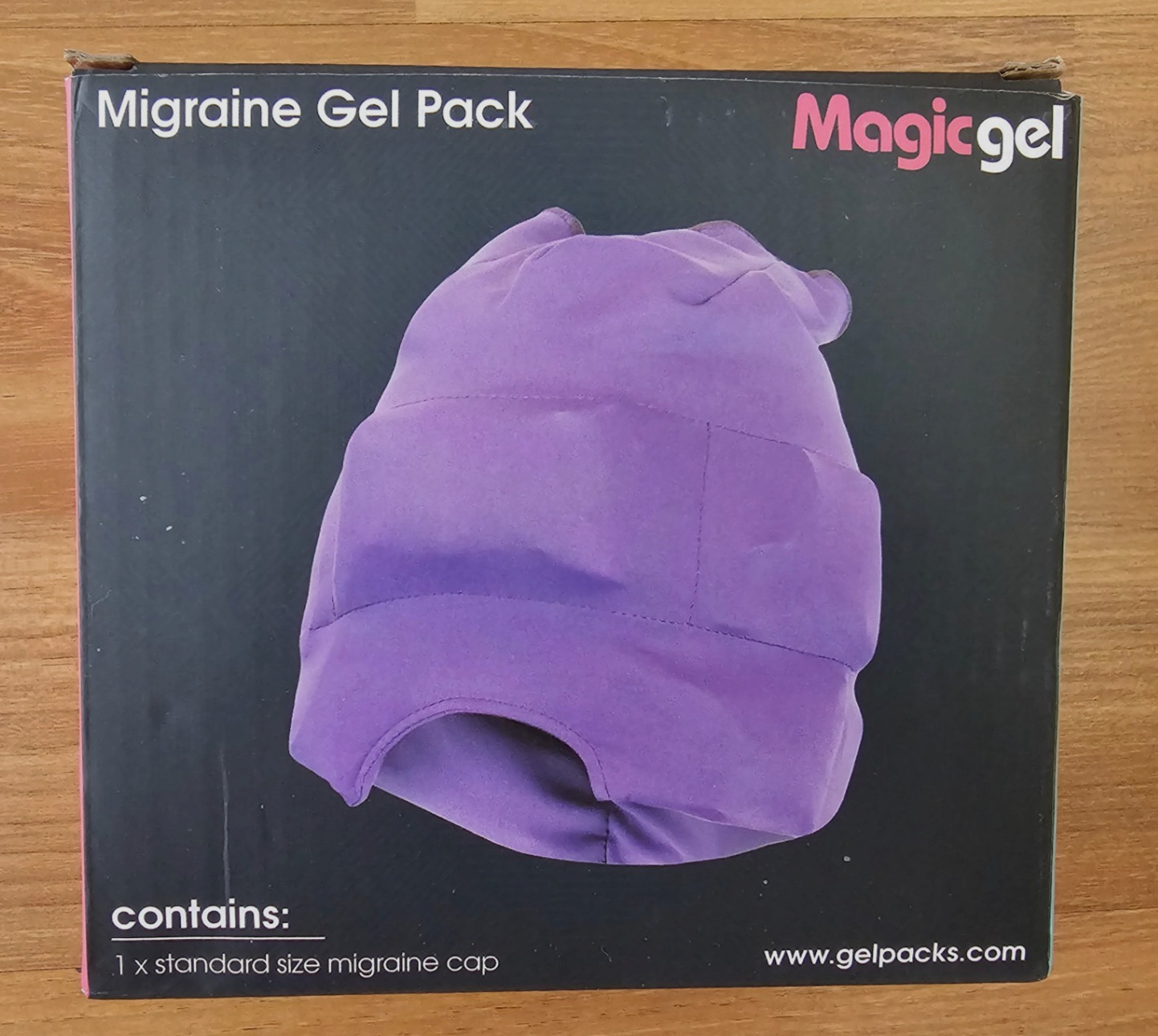 New in Box Magicgel Migraine Gel Pack / Head Wrap / Ice Cap (magic gel)