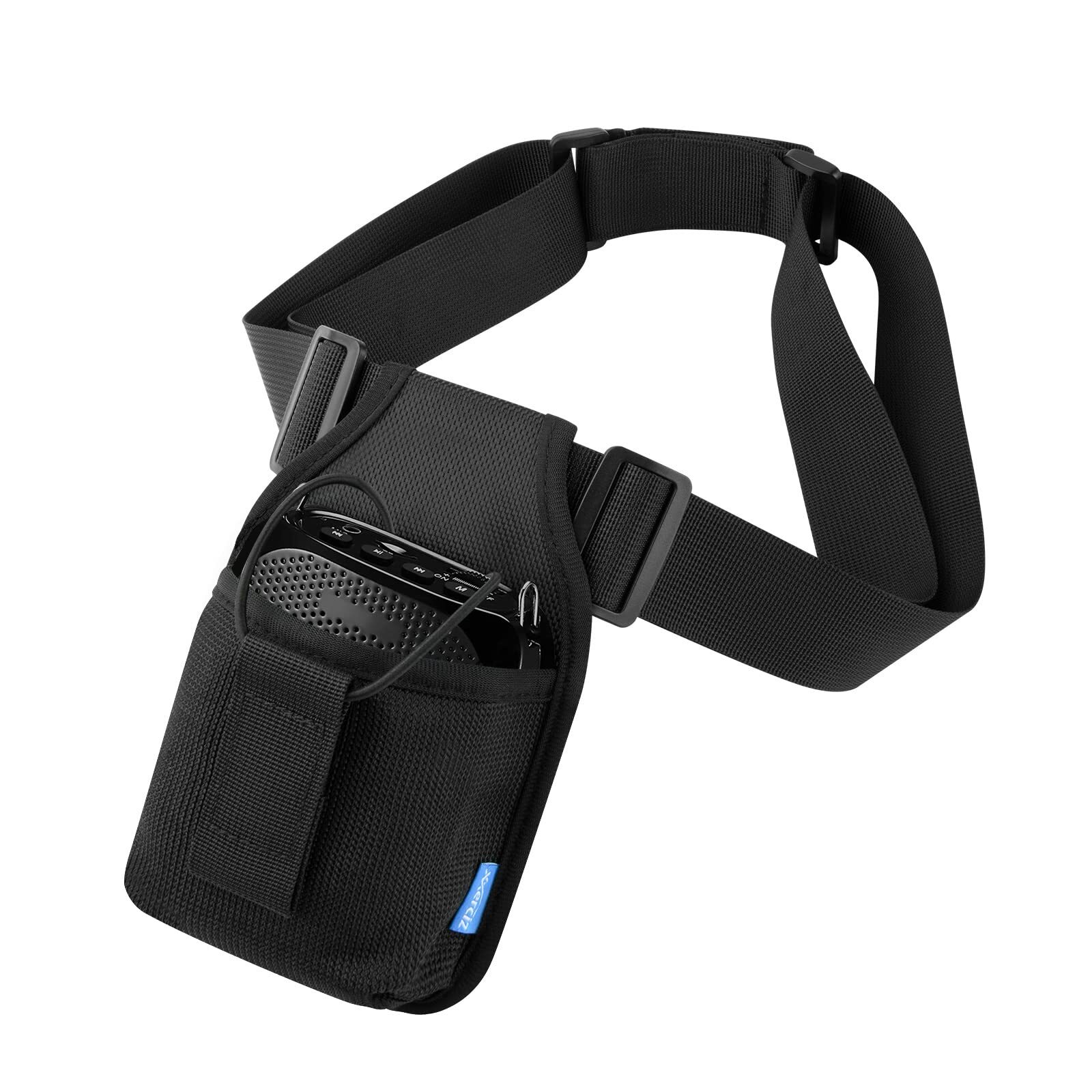 Mic Belt Microphone Belt with Adjustable Nylon Strap Microphone Transmitter C...