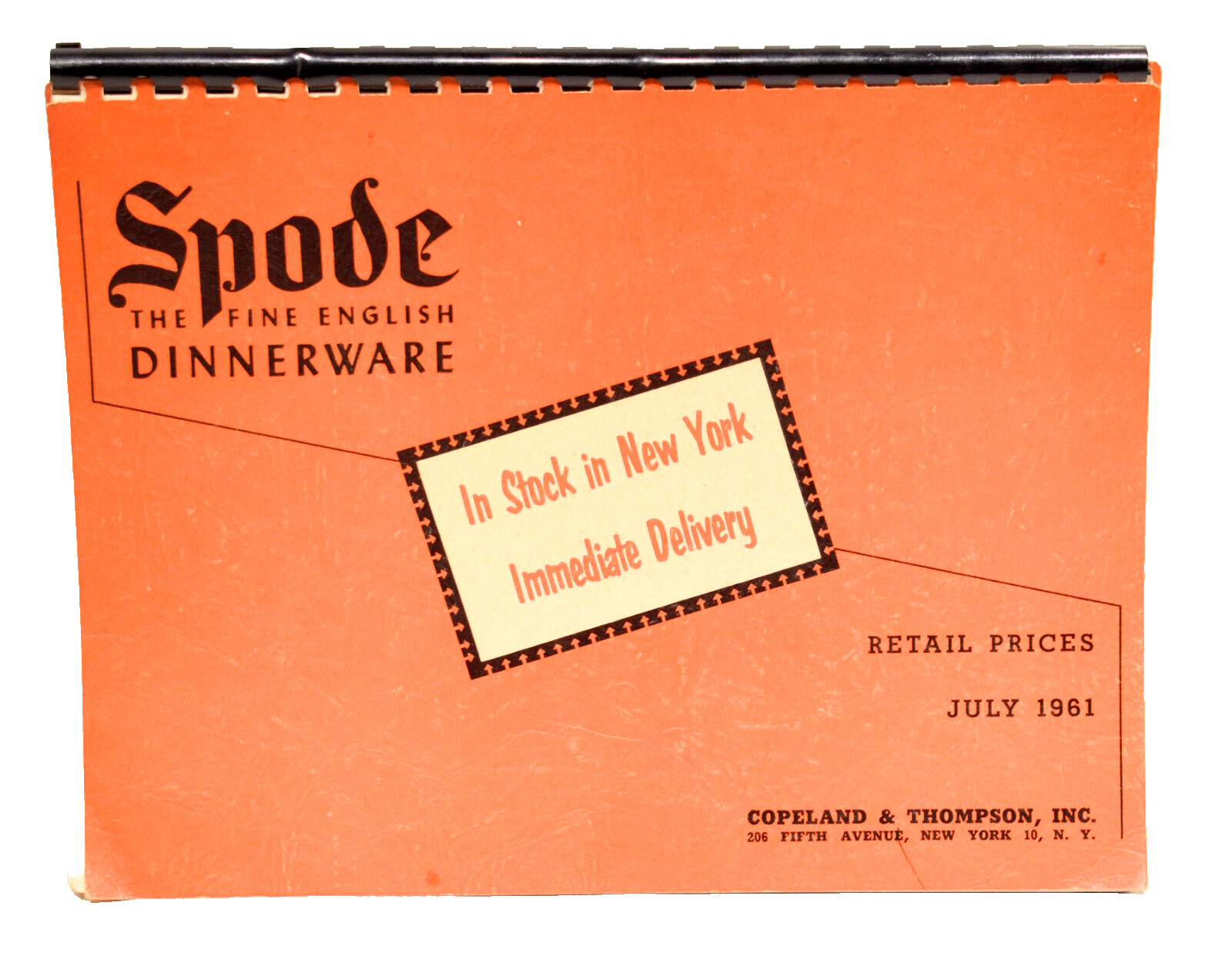 SPODE Dinnerware Catalog 111 pages, retail prices, shape guide Copeland