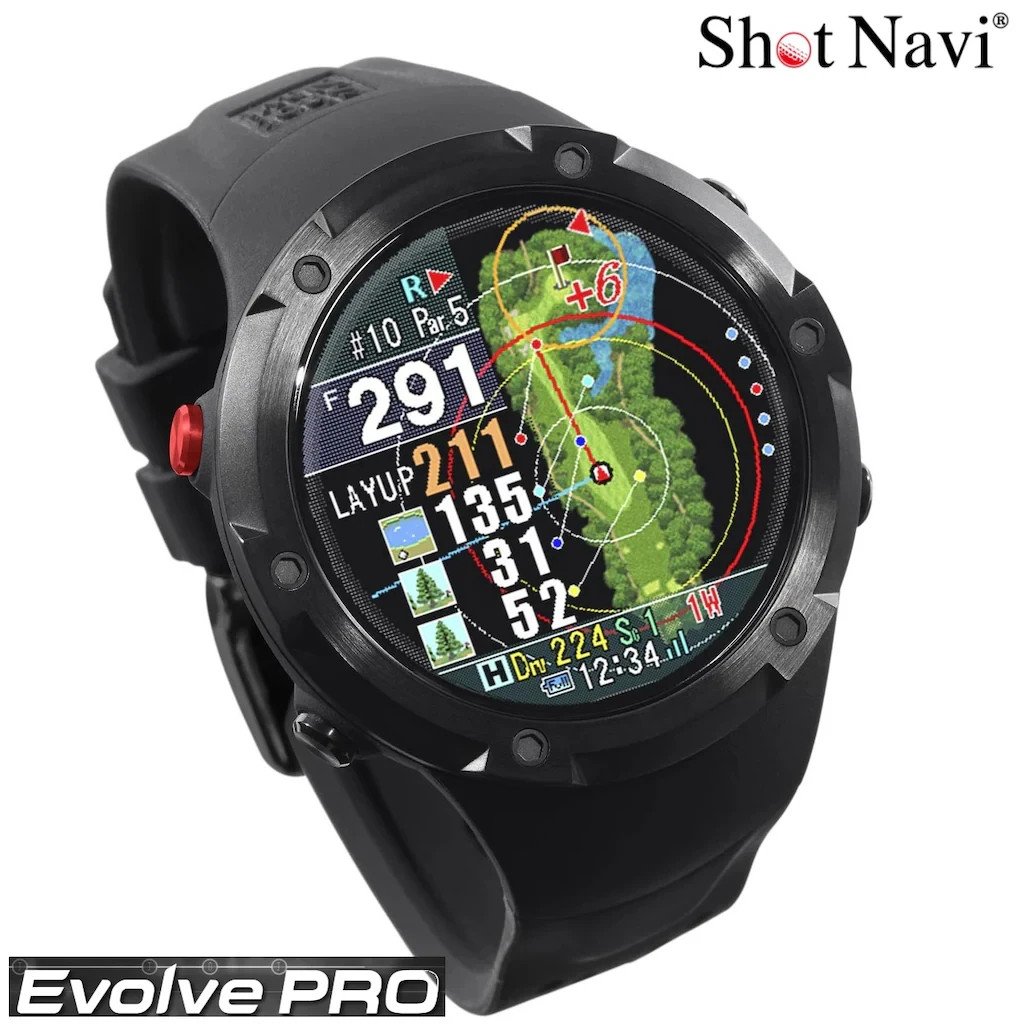 ShotNavi Evolve PRO GPS Golf Watch BSS Large Display