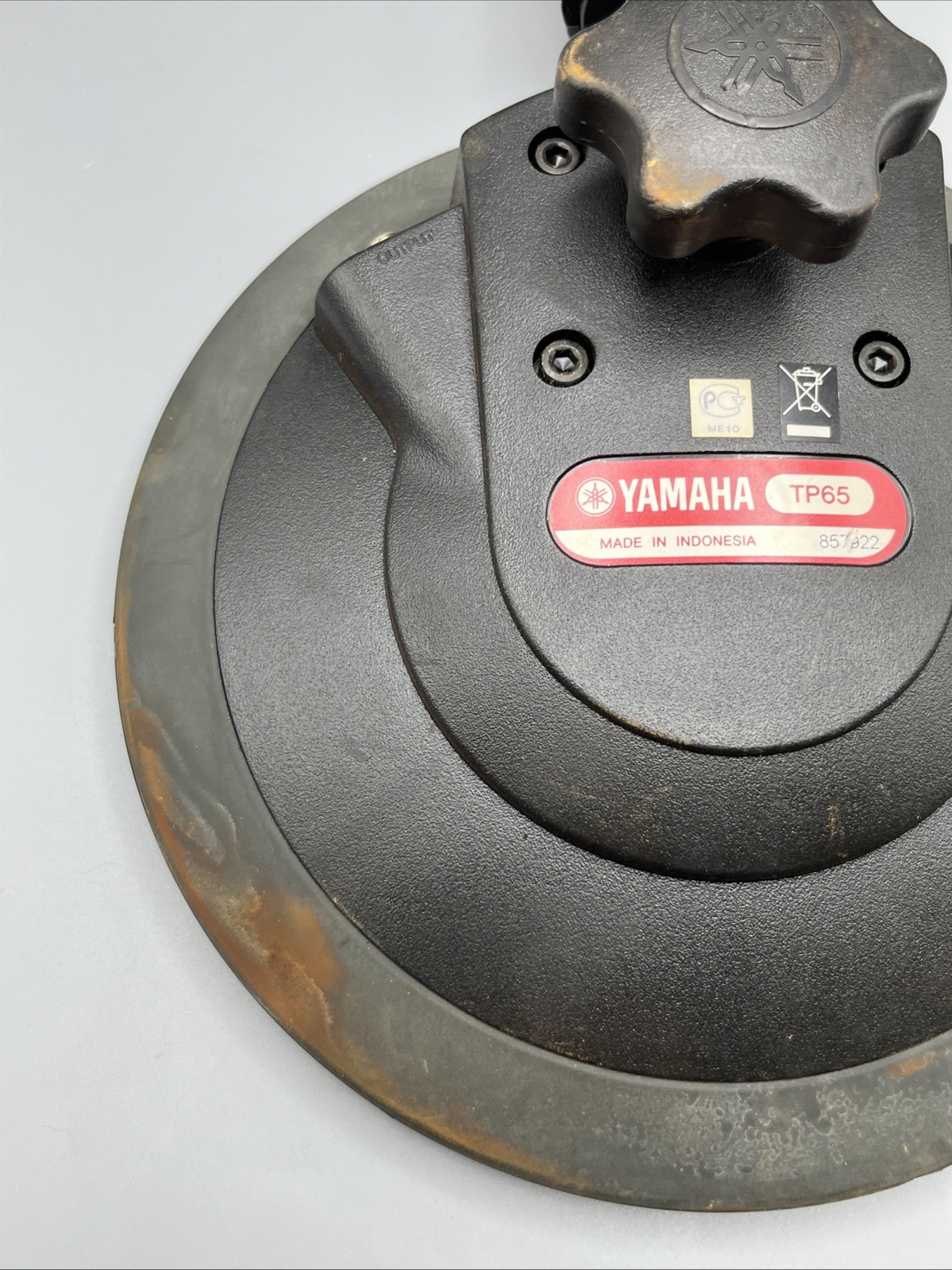 Yamaha TP65 Electronic Drum Pad Single Zone Trigger DTX Series Black