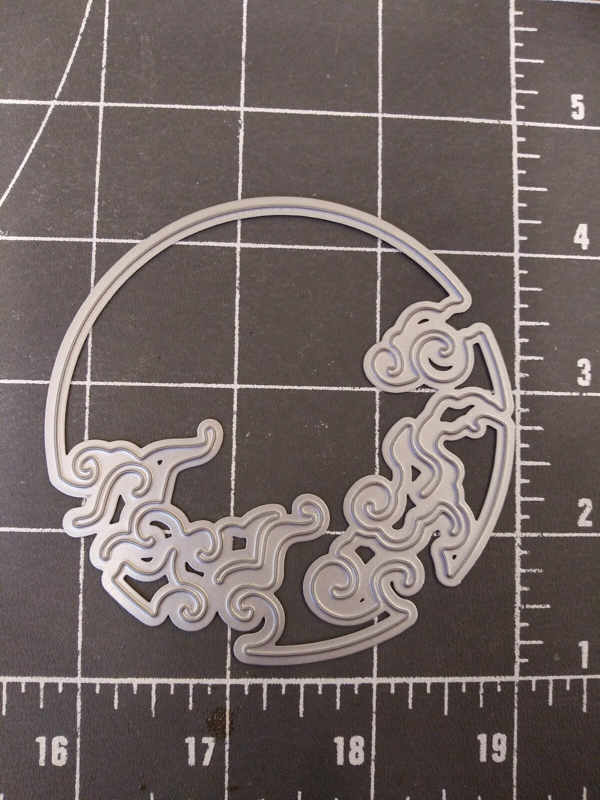 Universal Die Cut Tool Thin Metal Emboss Halloween Wicca Witch Moon Blood smoke