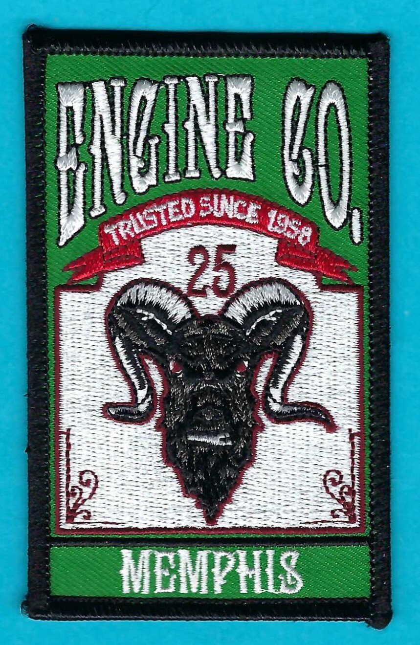 MEMPHIS TENNESSEE ENGINE COMPANY 25 FIRE PATCH