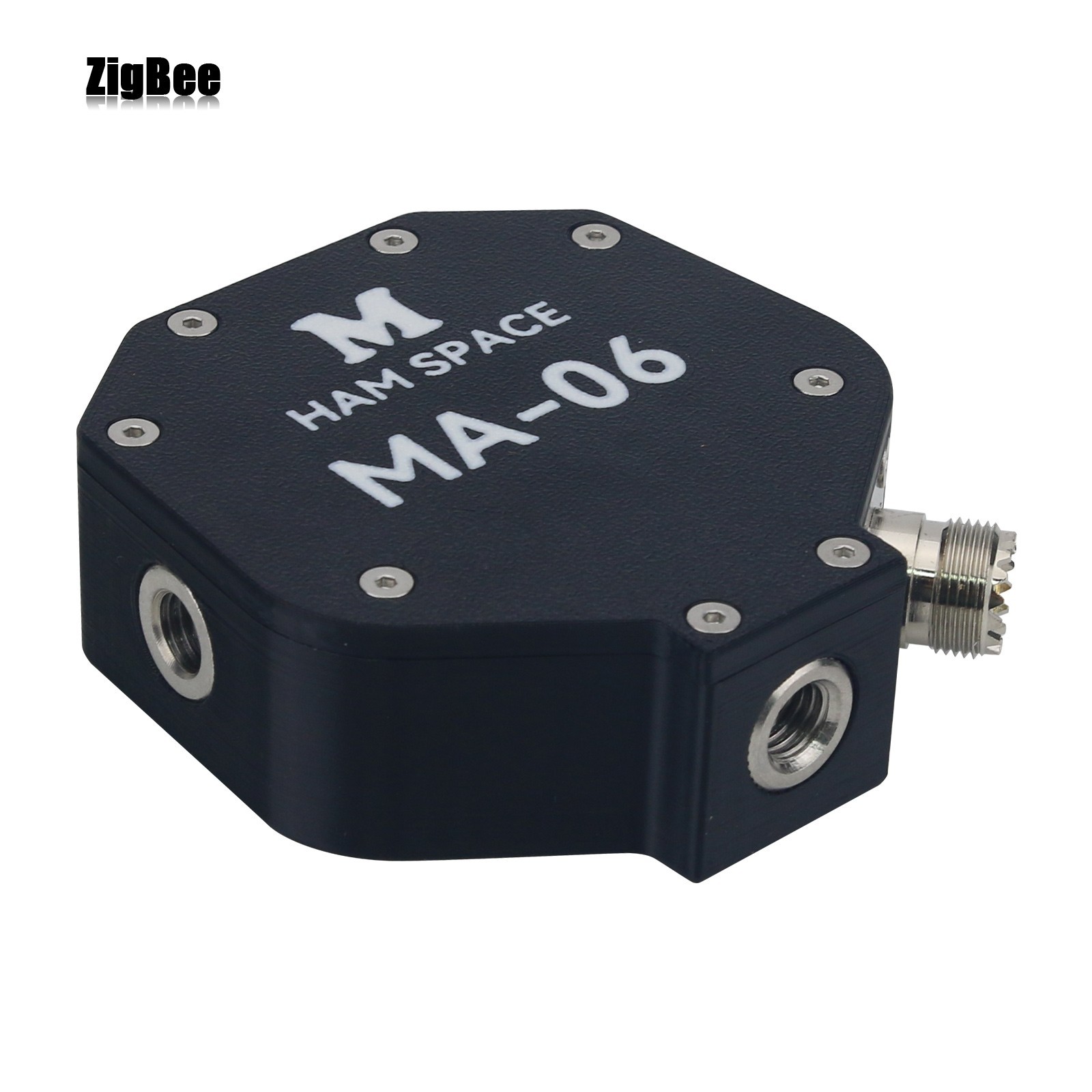 Black MA-06 Positive V + Horizontal Shortwave Telescopic Antenna Base
