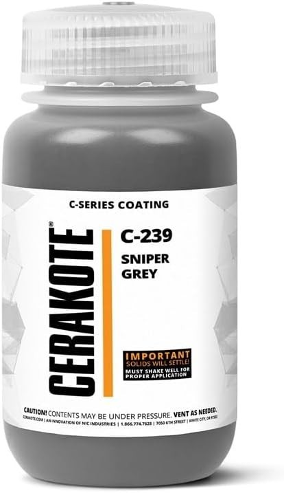 Cerakote C-Series Air Cure Ceramic Coating C-239Q Sniper Grey (32oz)