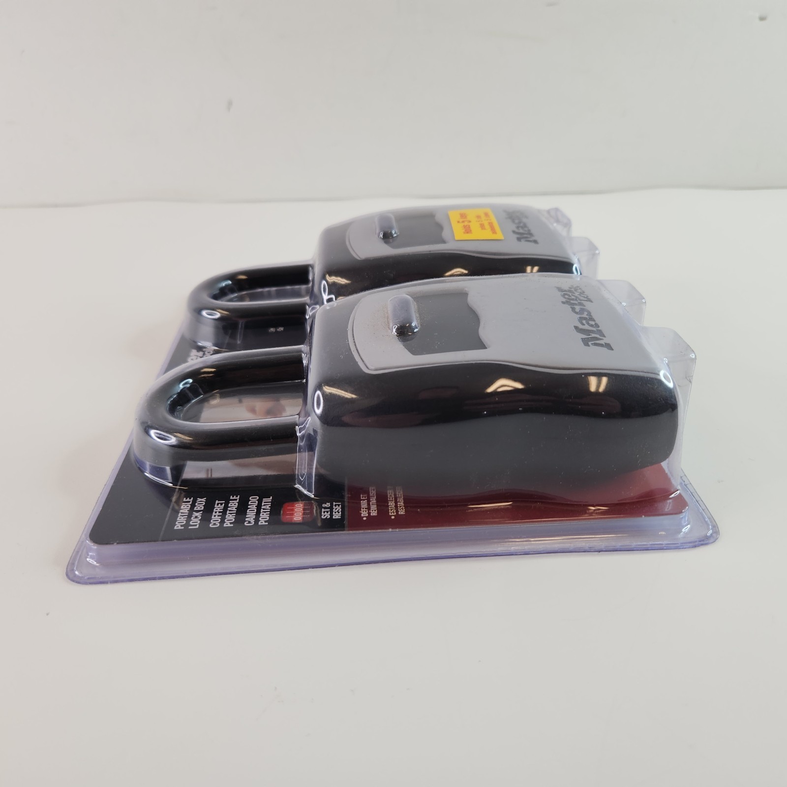 Master Lock 5400T Portable Lock Box 2-Pack Holds 5 Keys NEW