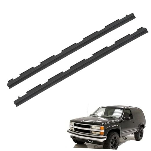 1Pair Window Sweep Weatherstrip Seal Outer Front Replacement for 1988-1999