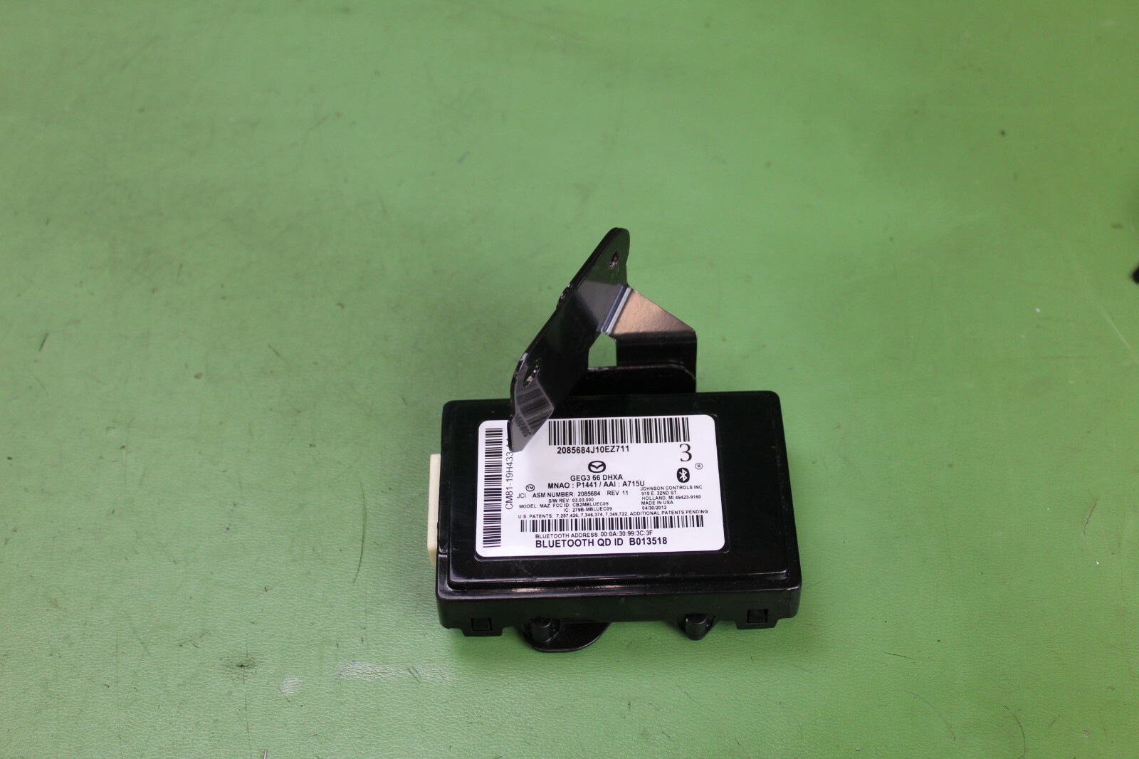 13-15 MAZDA 6 BLUETOOTH TELEPHONE COMMUNICATION CONTROL MODULE GEG366DHXA OEM